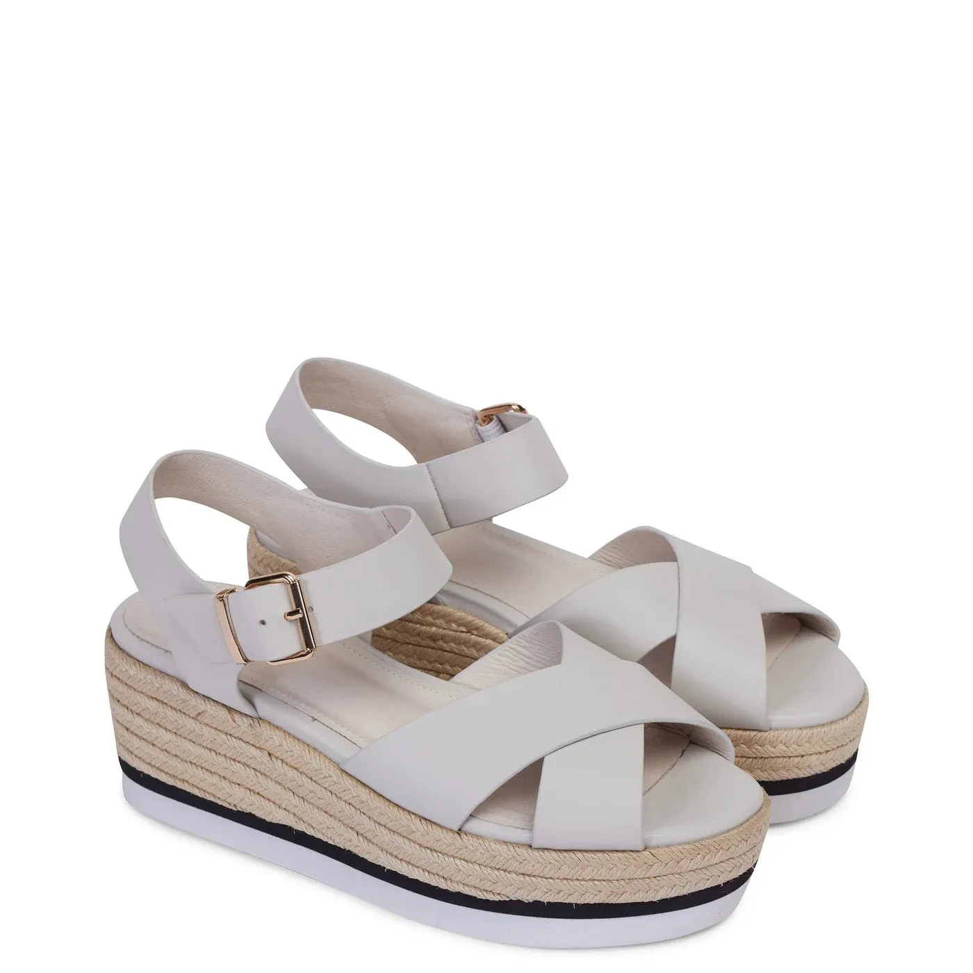 Sally Sandal | Stone Calf