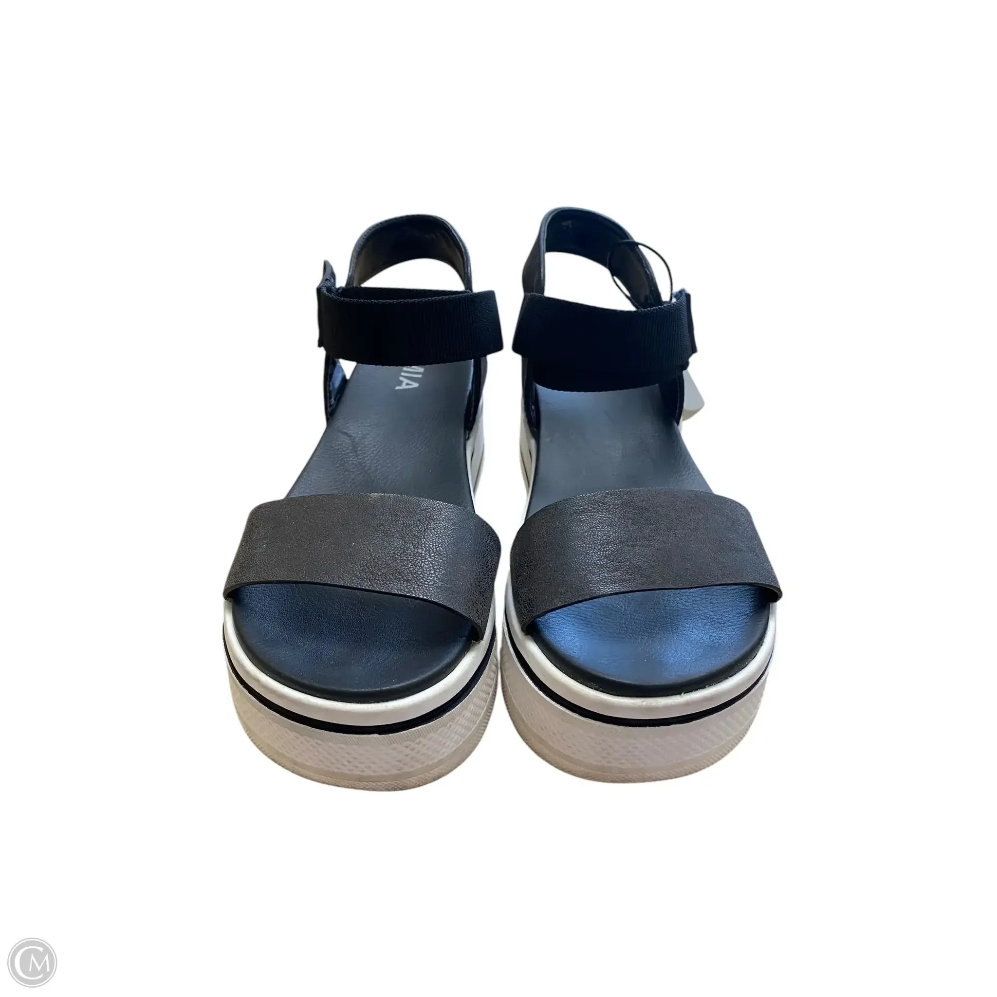 Sandals Heels Platform By Mia In Black, Size: 8