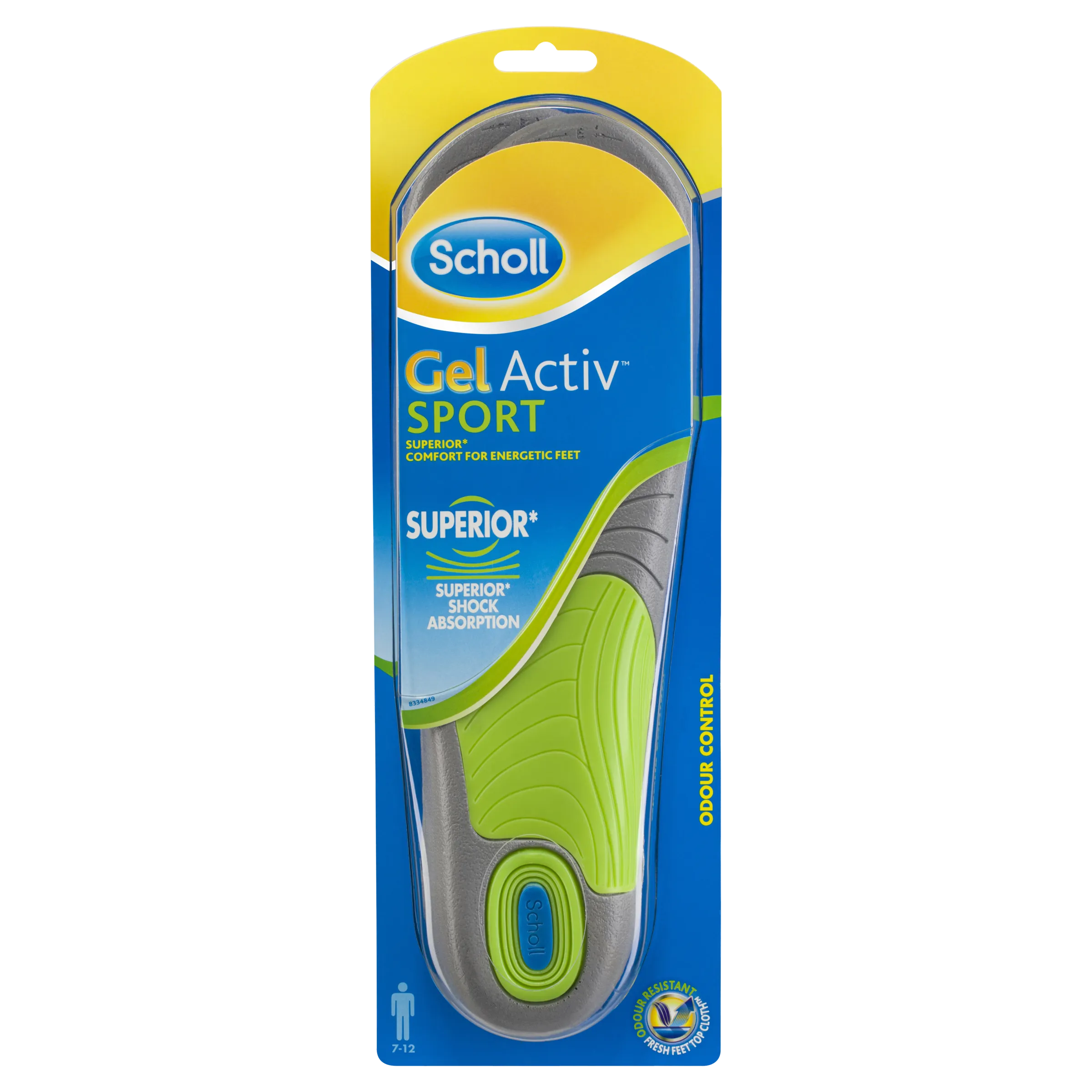 Scholl GelActiv Men's Insoles for Sport