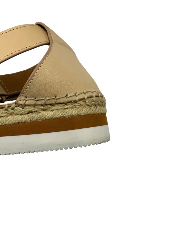 See By Chloe Glyn Flat Espadrille Sandal Women's Size 39 = US 8.5