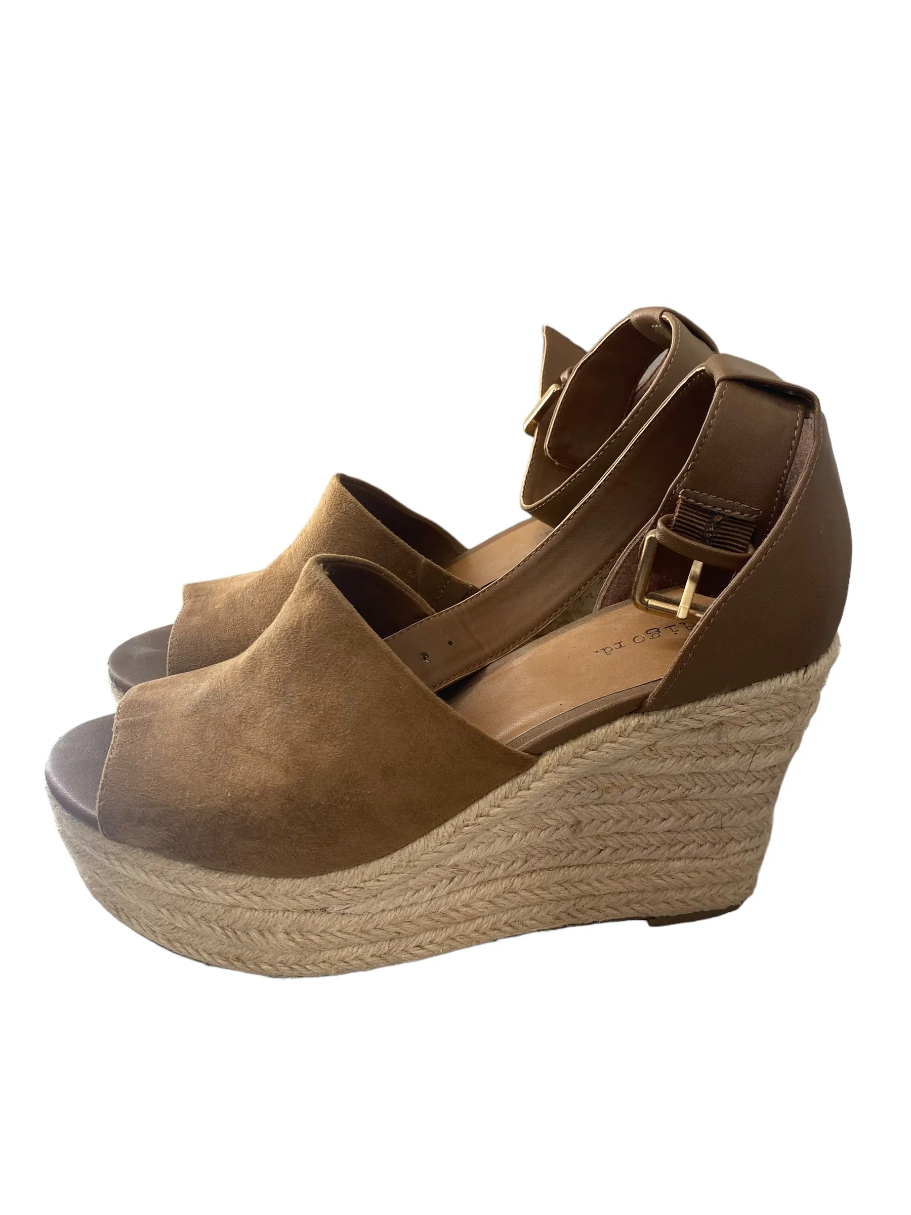 Shoes Heels Platform By Indigo Rd In Brown, Size: 9