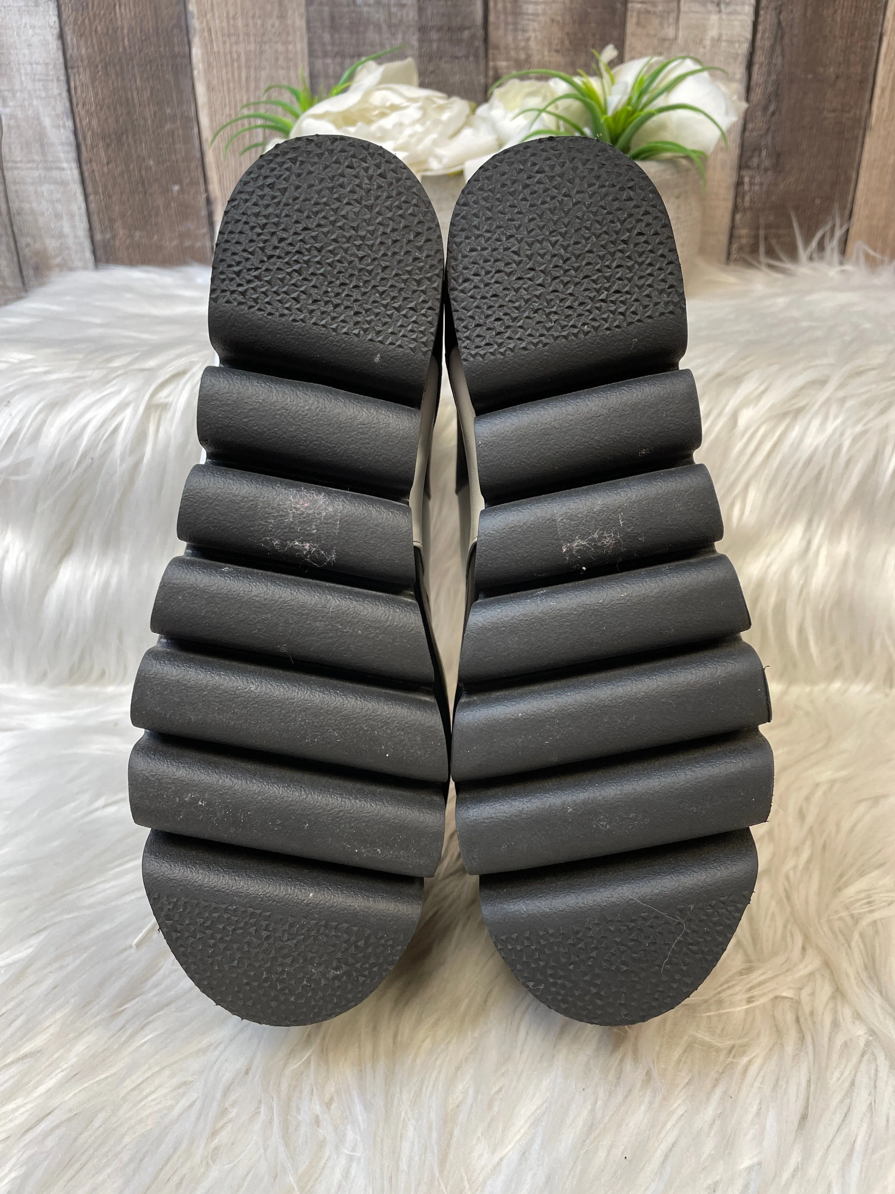 Shoes Heels Platform By Jeffery Campbell In Black & White, Size: 9