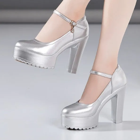 Small Size Platform Pump Shoes BS336