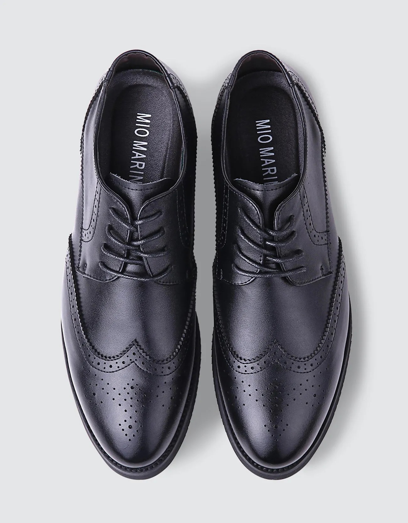 Speckled Wingtip Oxford Dress Shoes