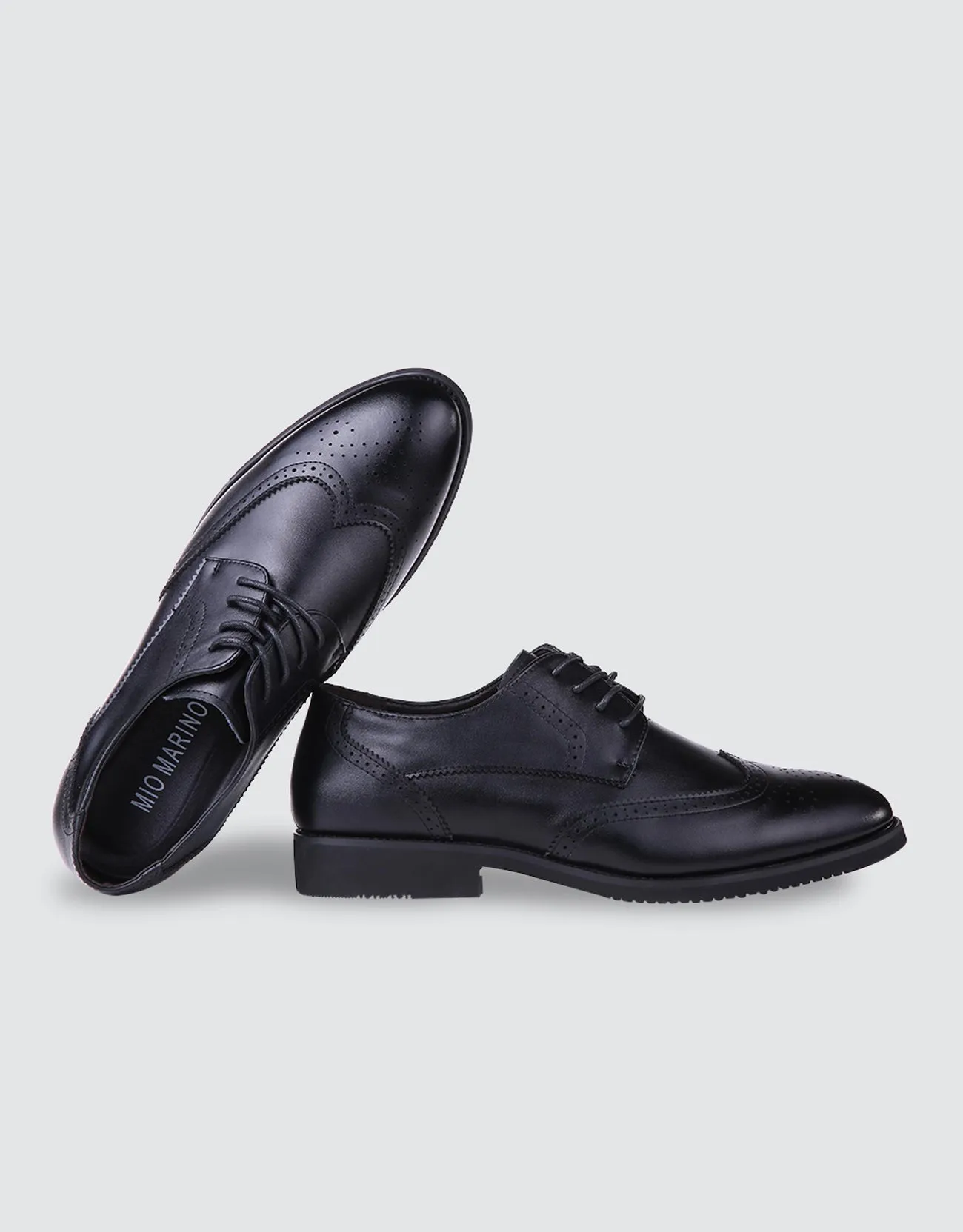Speckled Wingtip Oxford Dress Shoes