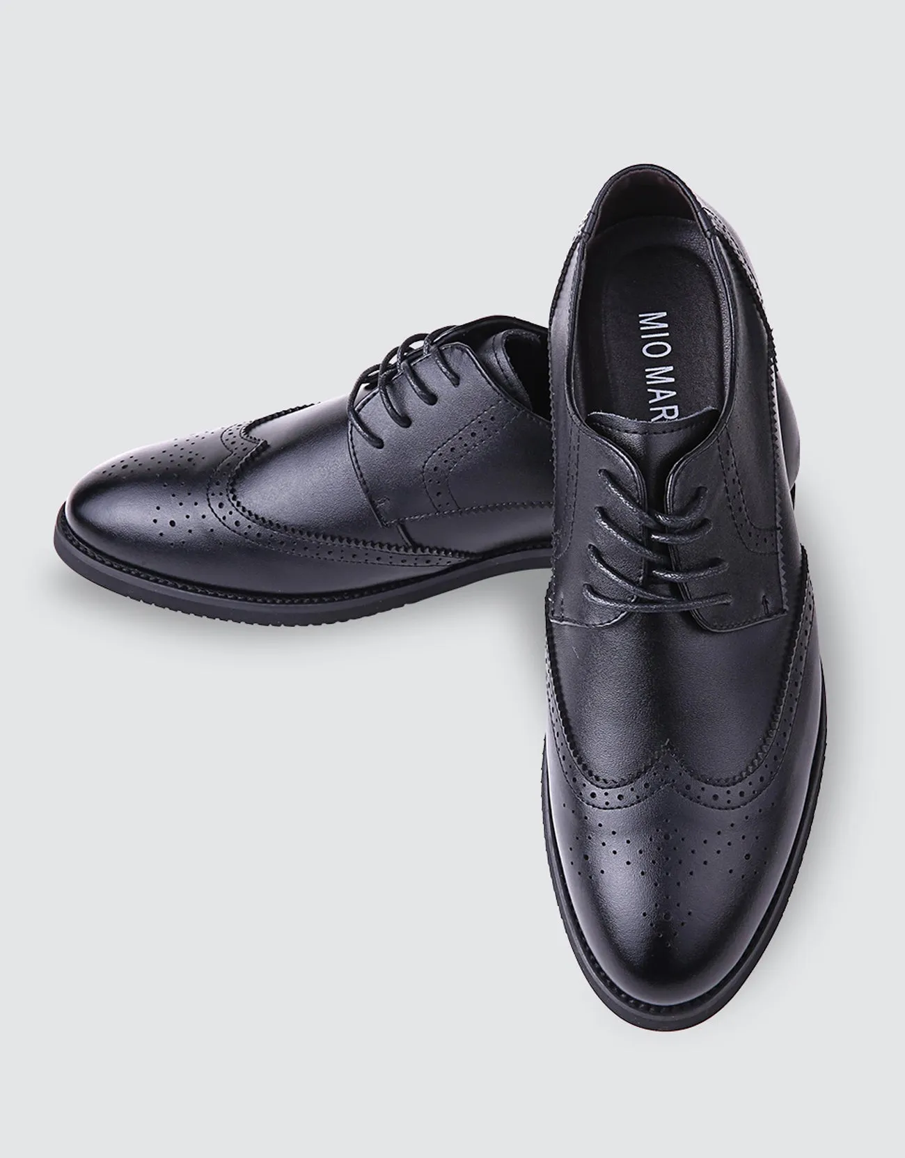 Speckled Wingtip Oxford Dress Shoes