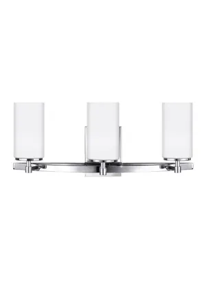 Spherical Chrome 3 Light Wall/Bath Sconce