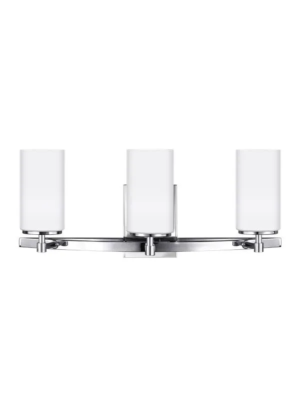 Spherical Chrome 3 Light Wall/Bath Sconce