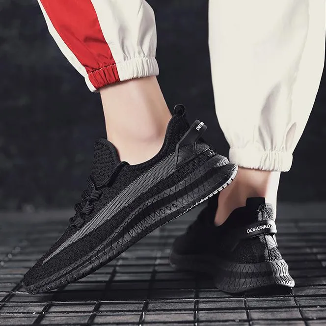 Sports Shoes Breathable Mesh Sneakers Male Soft Sole Lightweight Shoes Non Slip Casual Sneakers