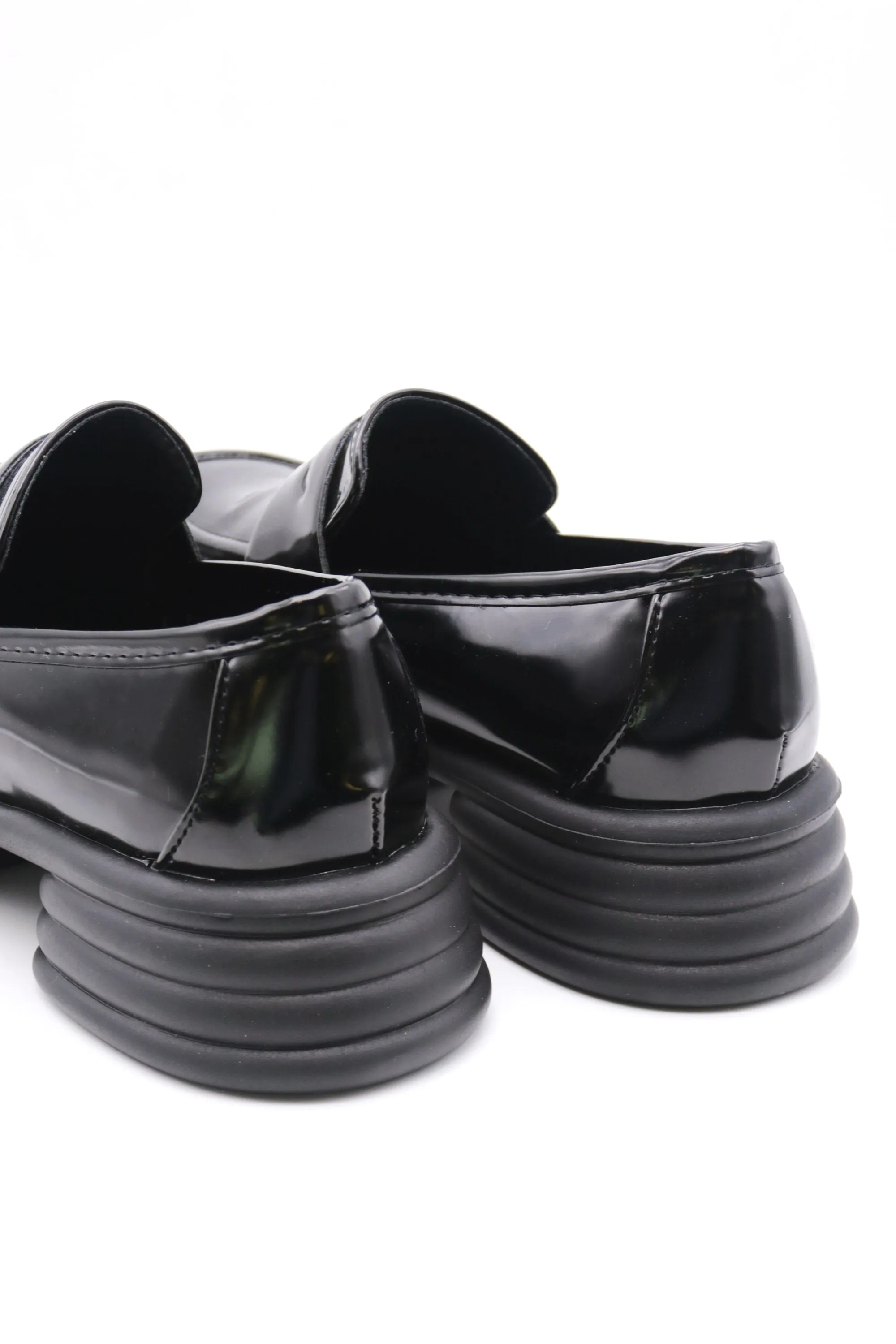 Squared Toe Chunky Loafers