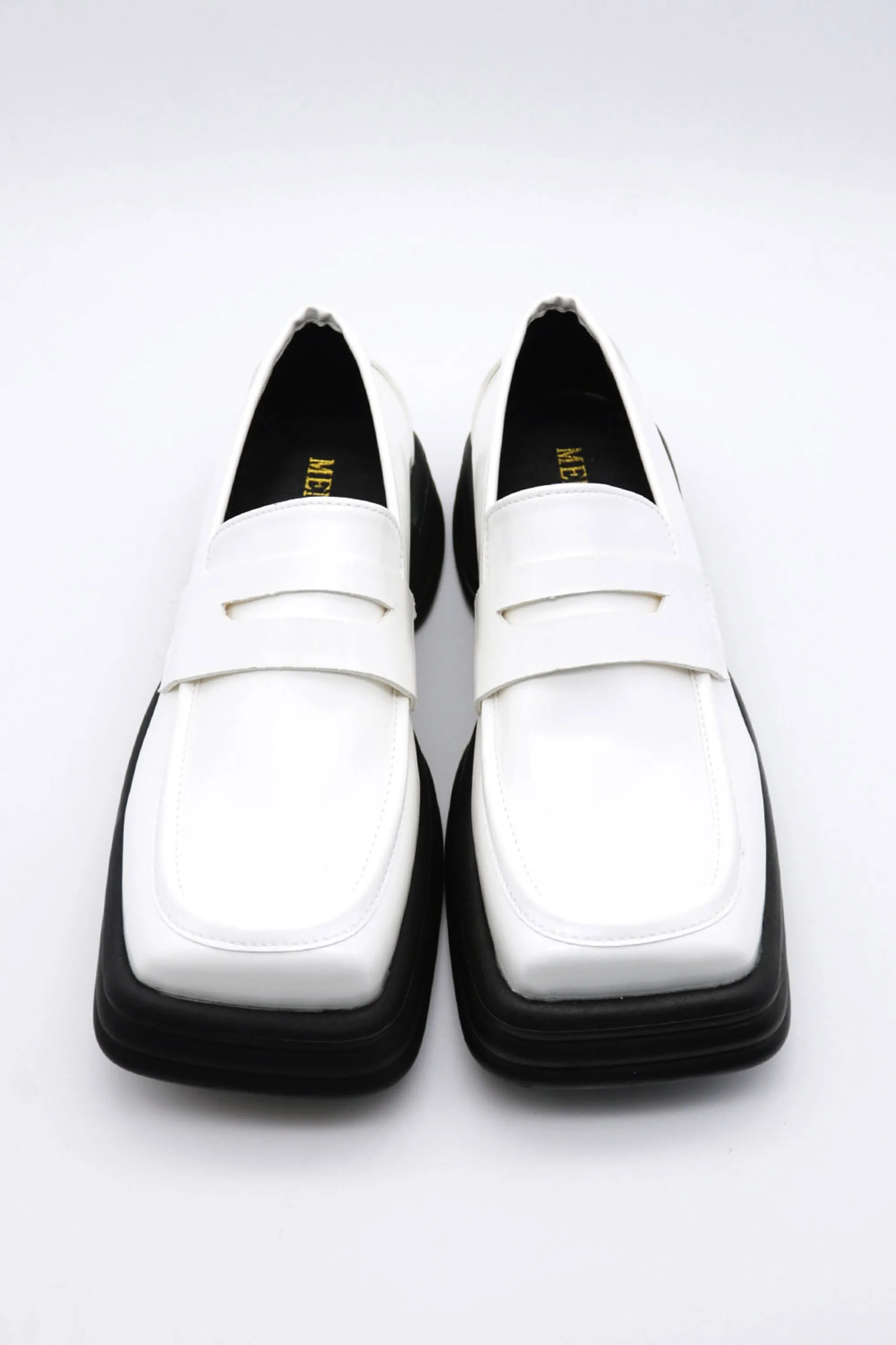 Squared Toe Chunky Loafers