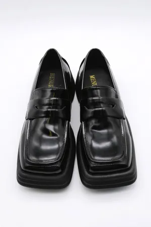 Squared Toe Chunky Loafers