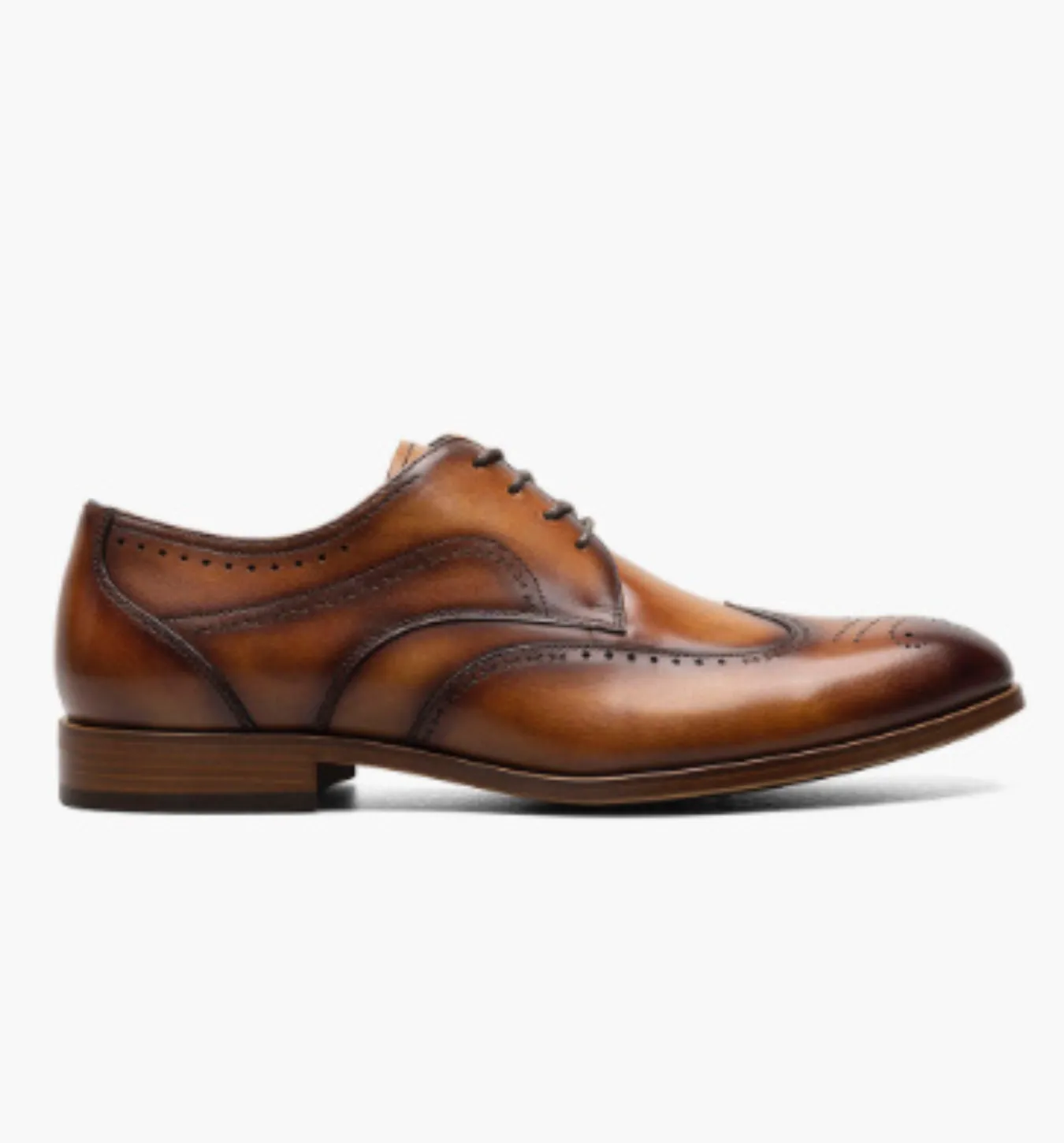 Stacy Adams Brayden Wingtip Oxford - Tan