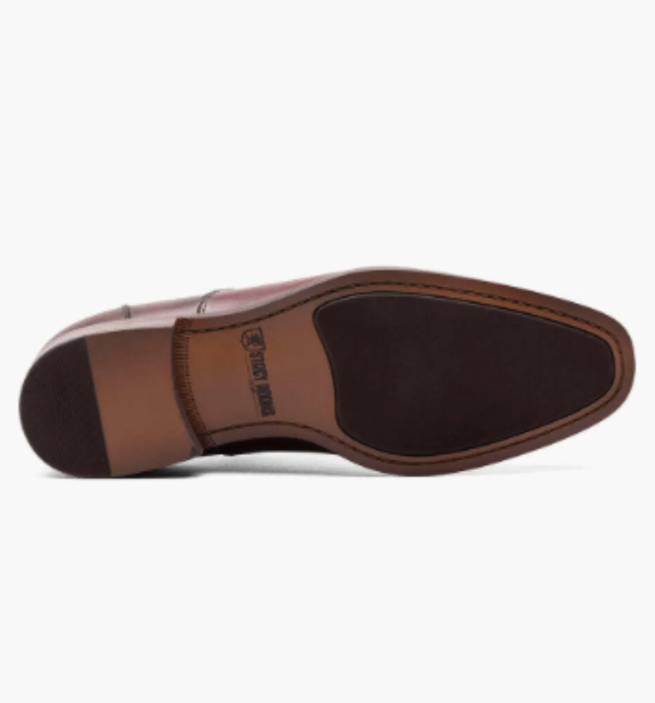 Stacy Adams Kaine Wingtip Oxford - Burgundy