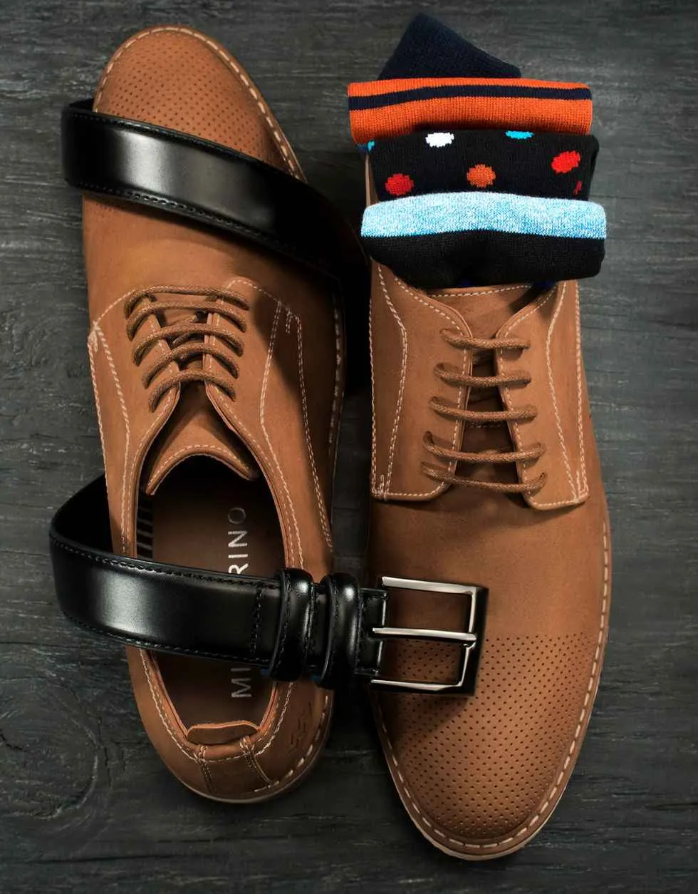 Stippled Oxford Shoes