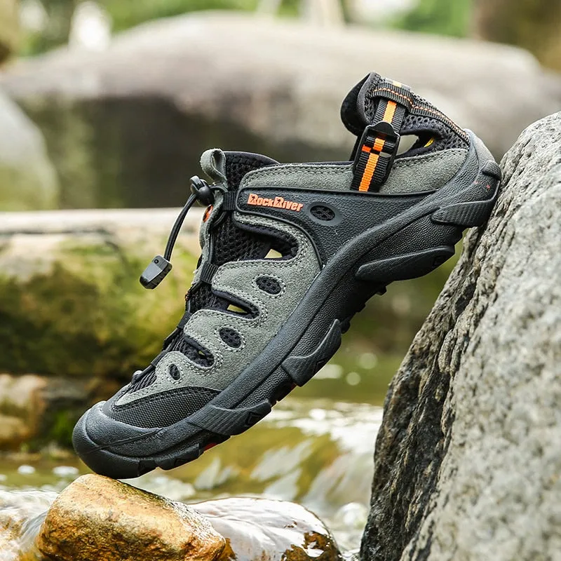 Summer Men Outdoor Sneakers Breathable Hiking Shoes