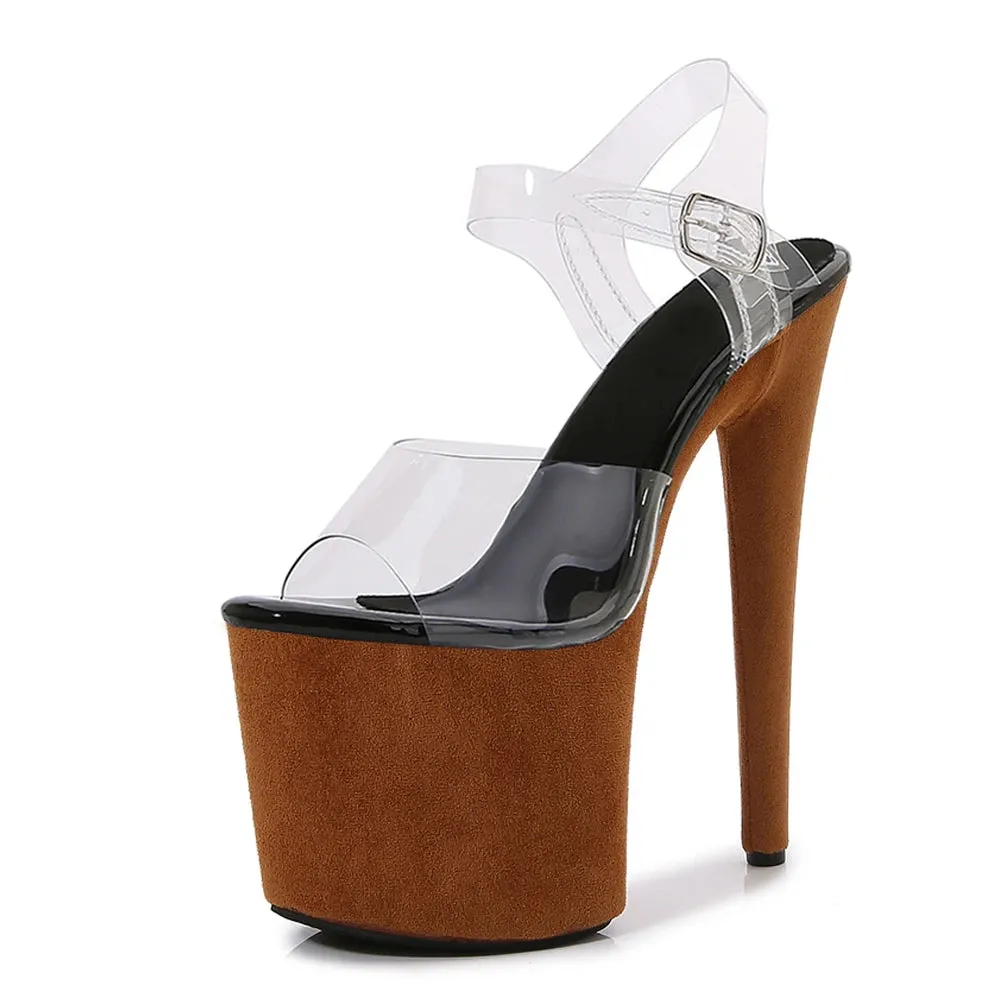 Super High Women Shoes Sexy Show Sandals 20 CM High Heels