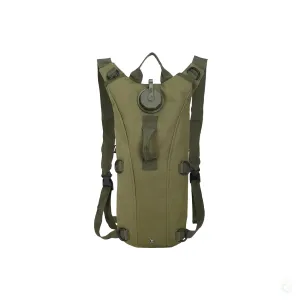 Tactical Hiking Hydration Pack with 3L Water Bladder - Waterproof Nylon, Multiple Colors