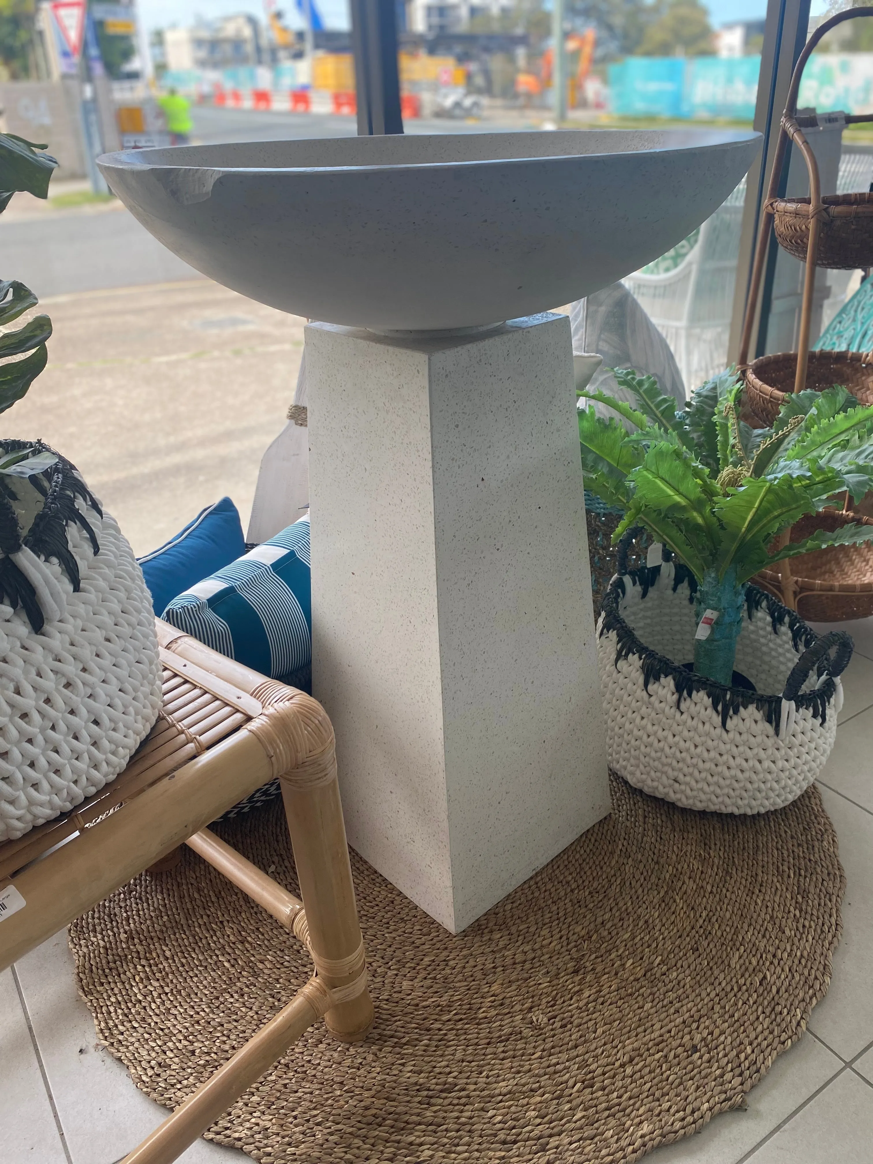 Terrazo Bird Bath