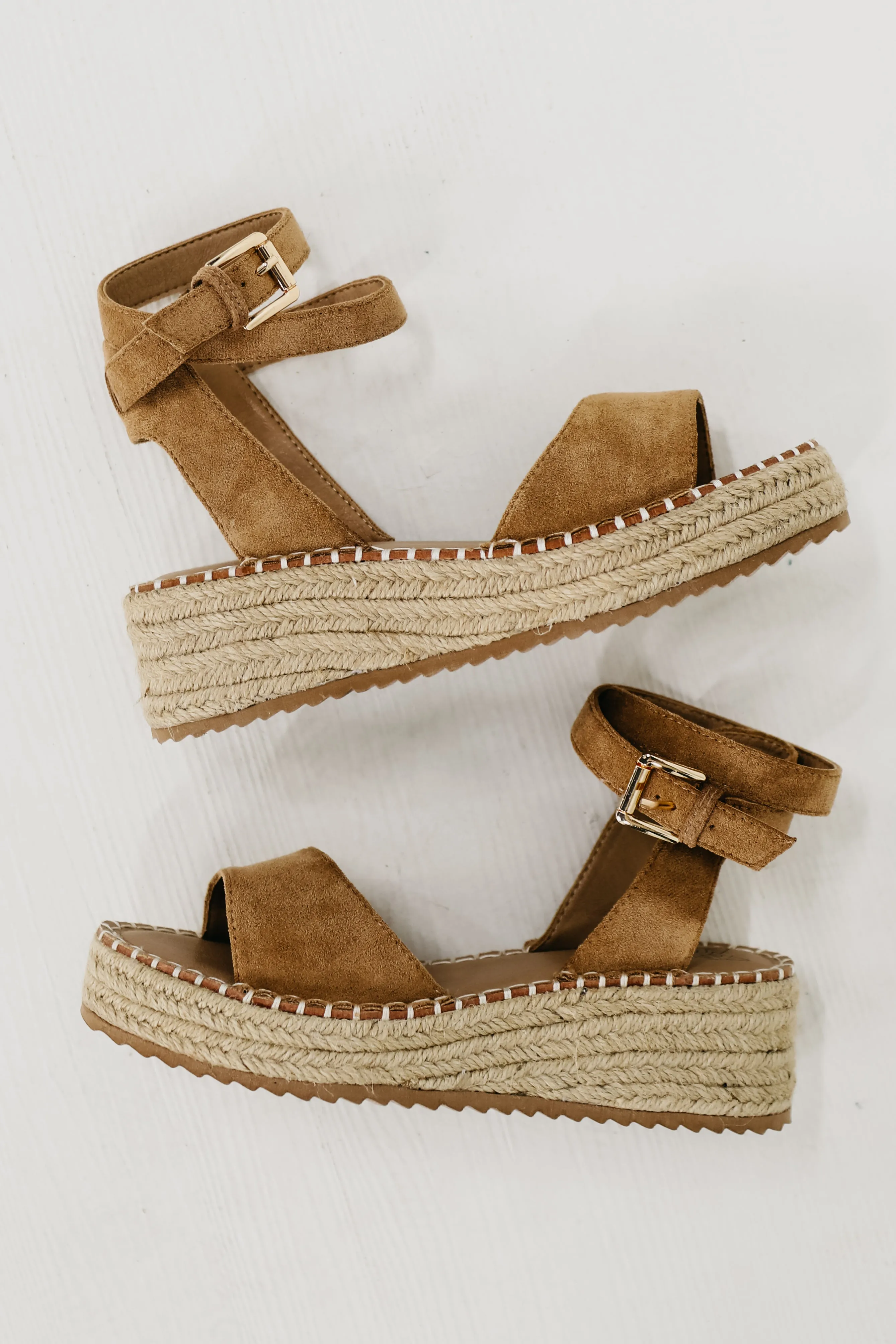 The Everly Platform Sandal  - Taupe - FINAL SALE