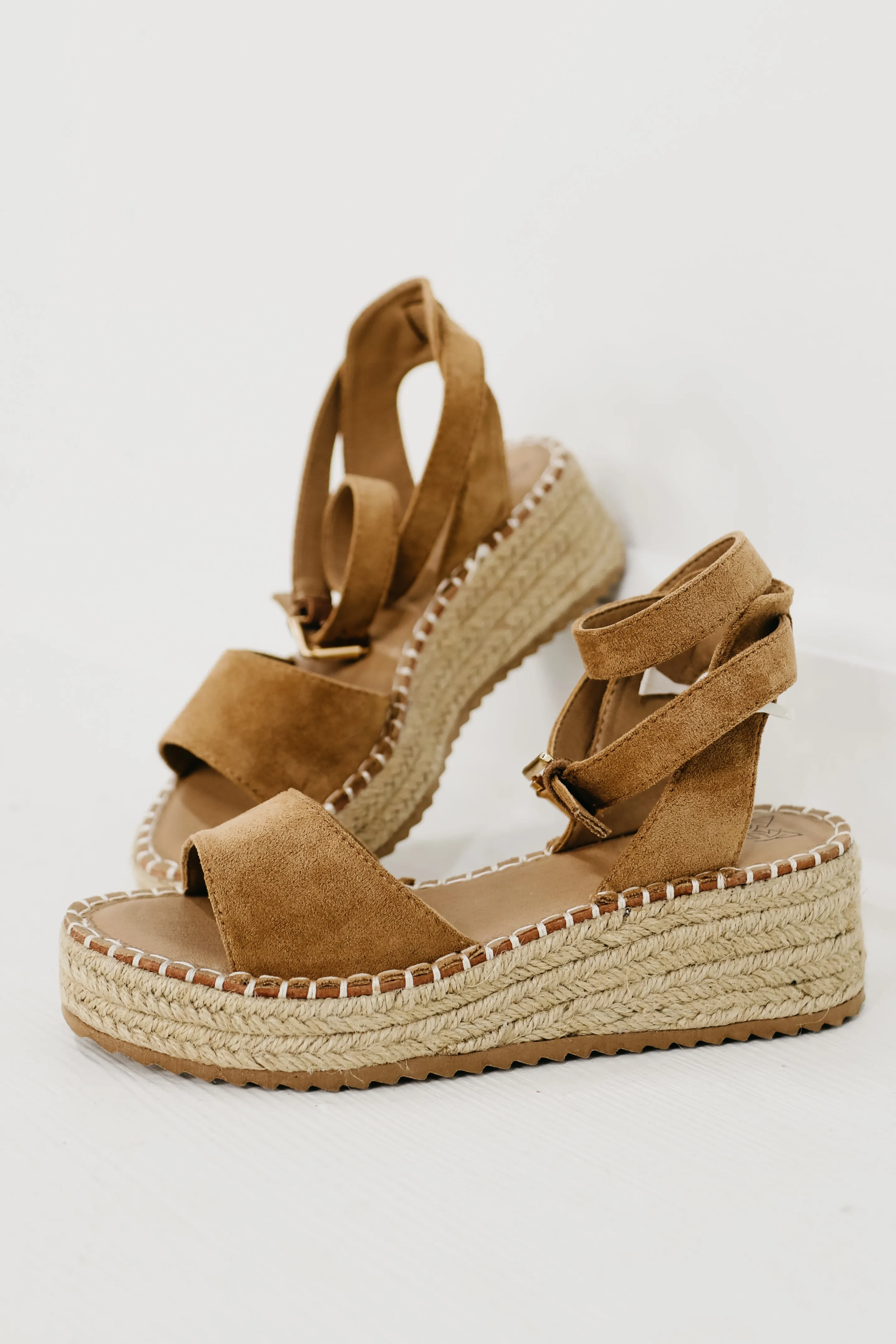 The Everly Platform Sandal  - Taupe - FINAL SALE