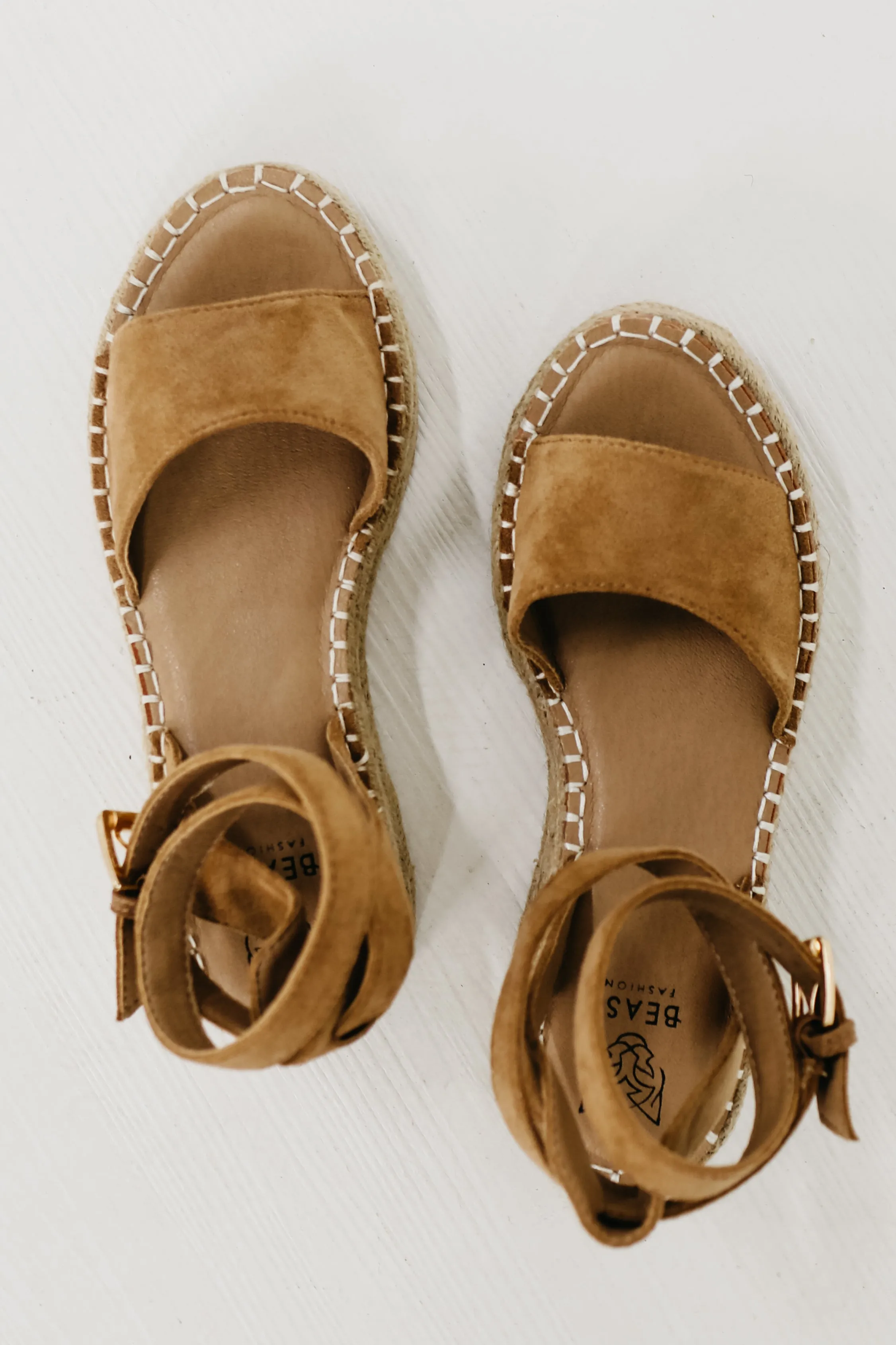The Everly Platform Sandal  - Taupe - FINAL SALE