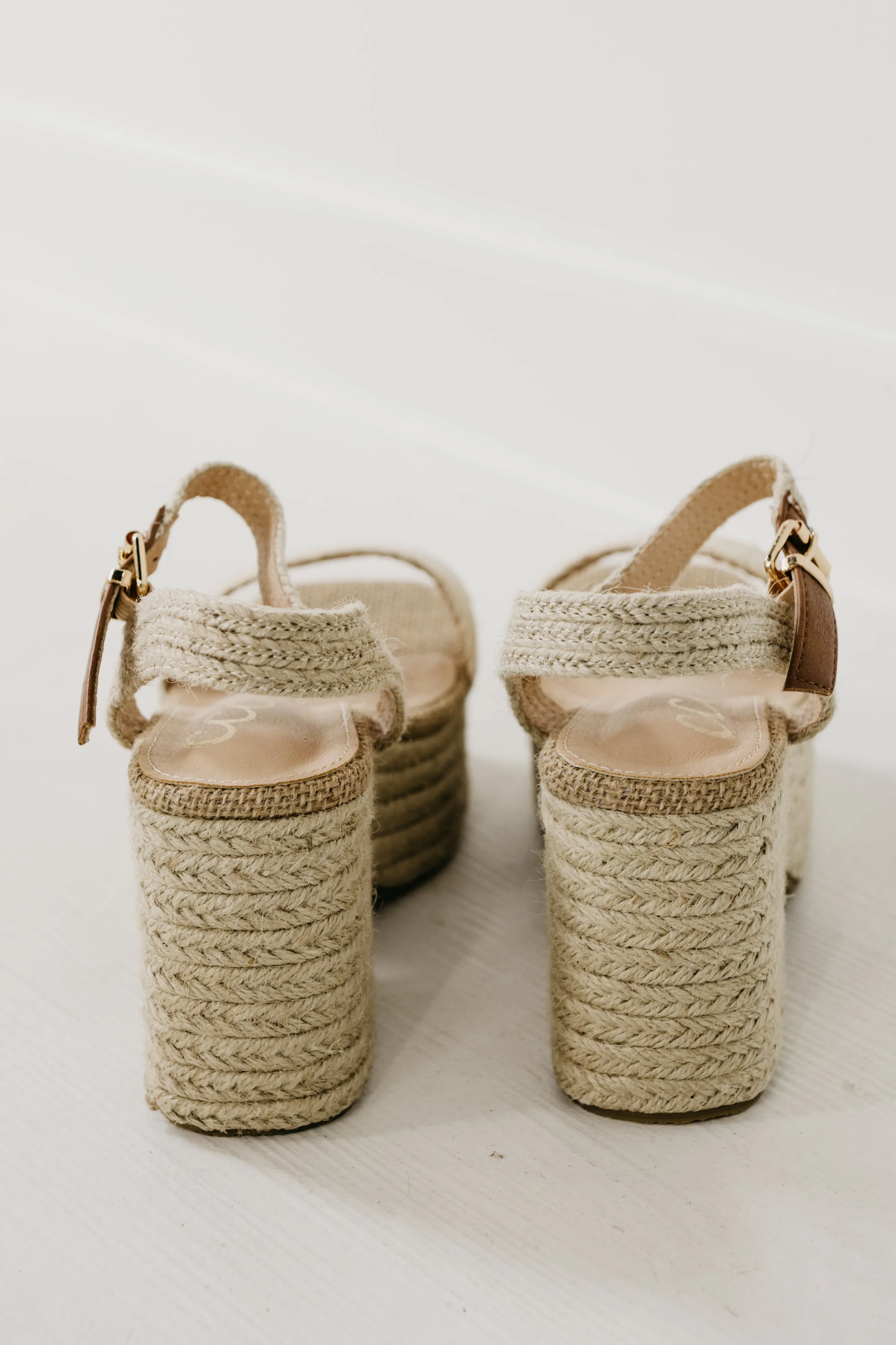 The Rima Square Toe Platform Espadrille Sandal