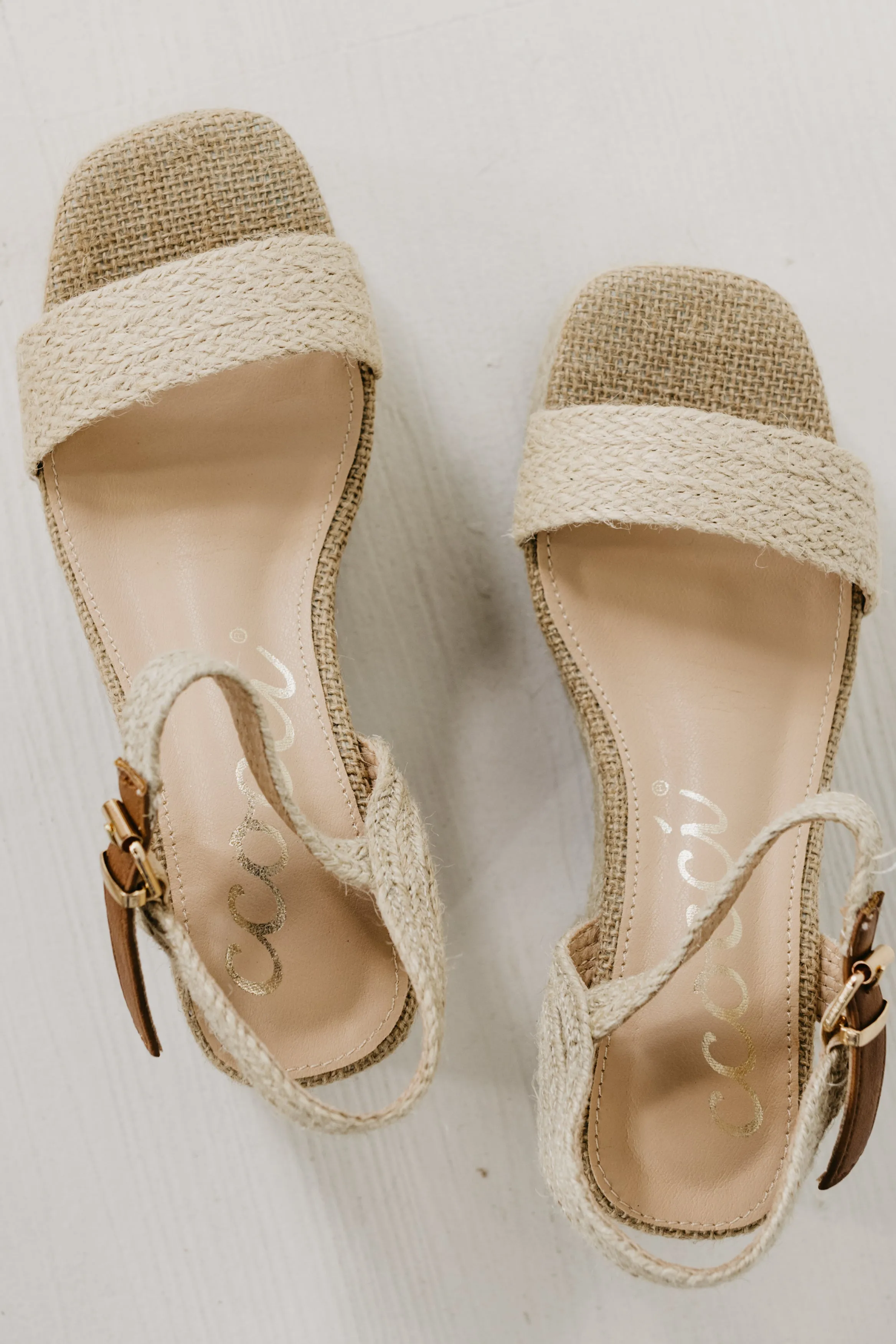 The Rima Square Toe Platform Espadrille Sandal