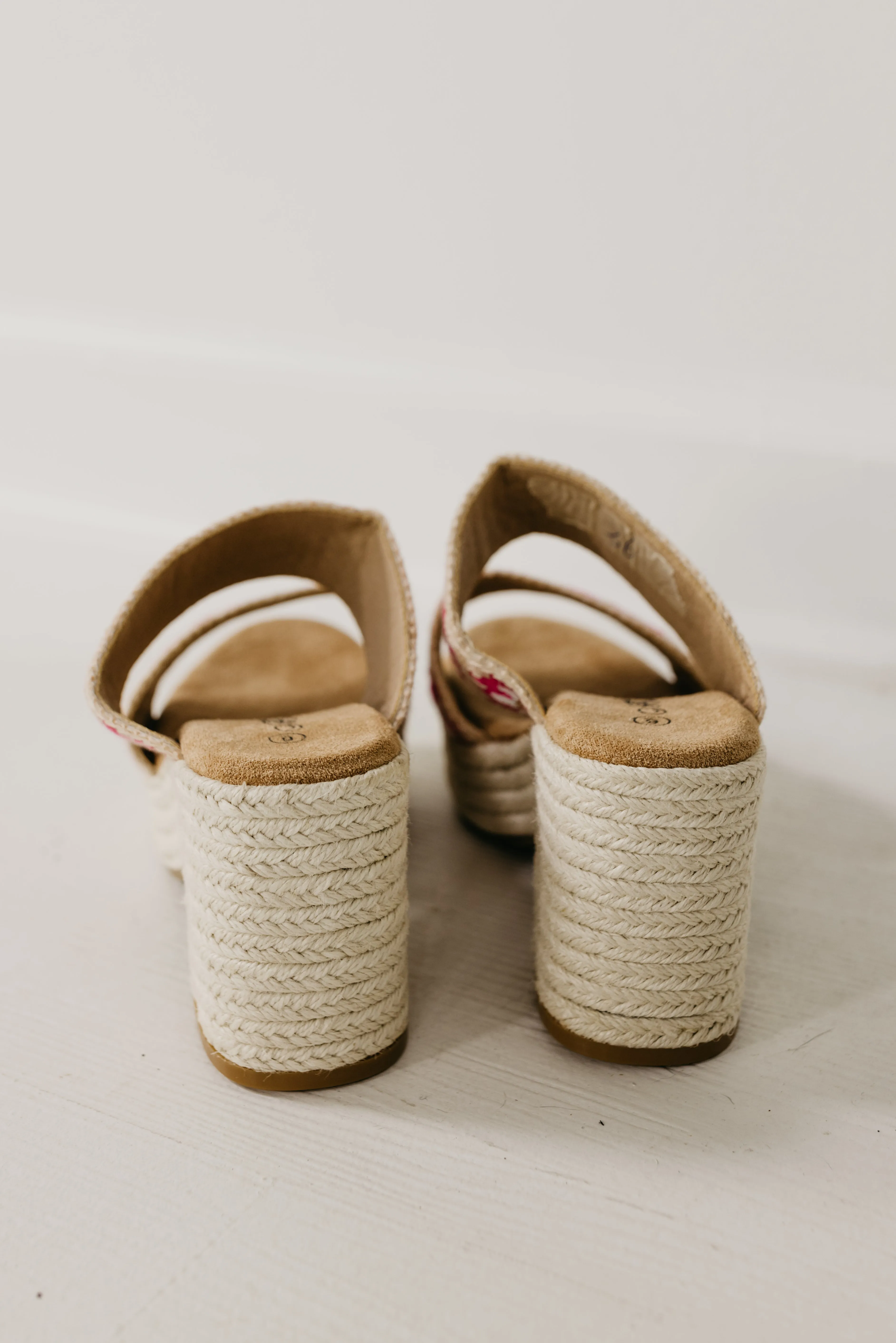 The Shirin Floral Crochet Platform Heel