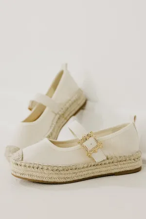 The Wynna Espadrille Mary Jane Flats