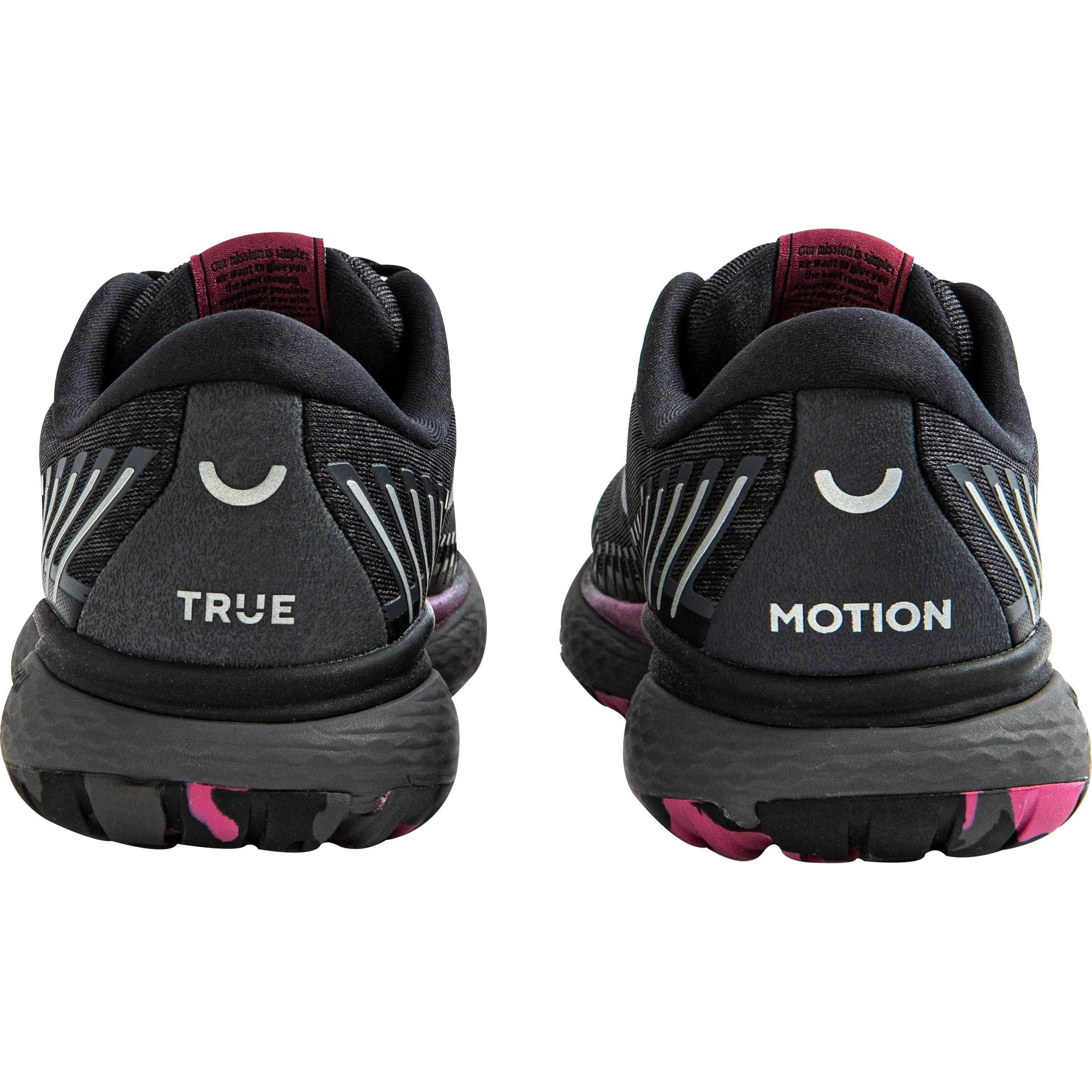True Motion U-Tech Nevos Elements Womens Running Shoes - Black