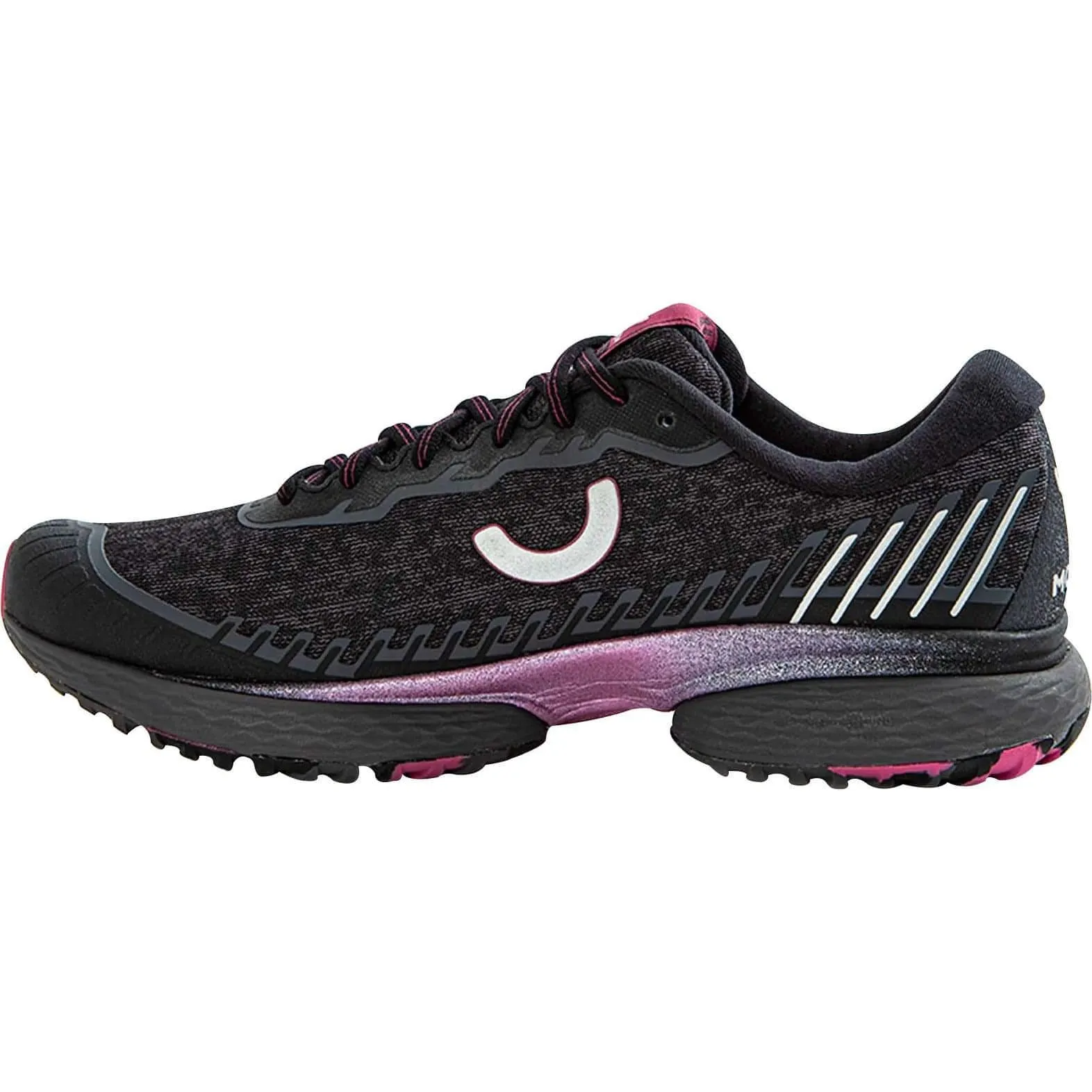 True Motion U-Tech Nevos Elements Womens Running Shoes - Black