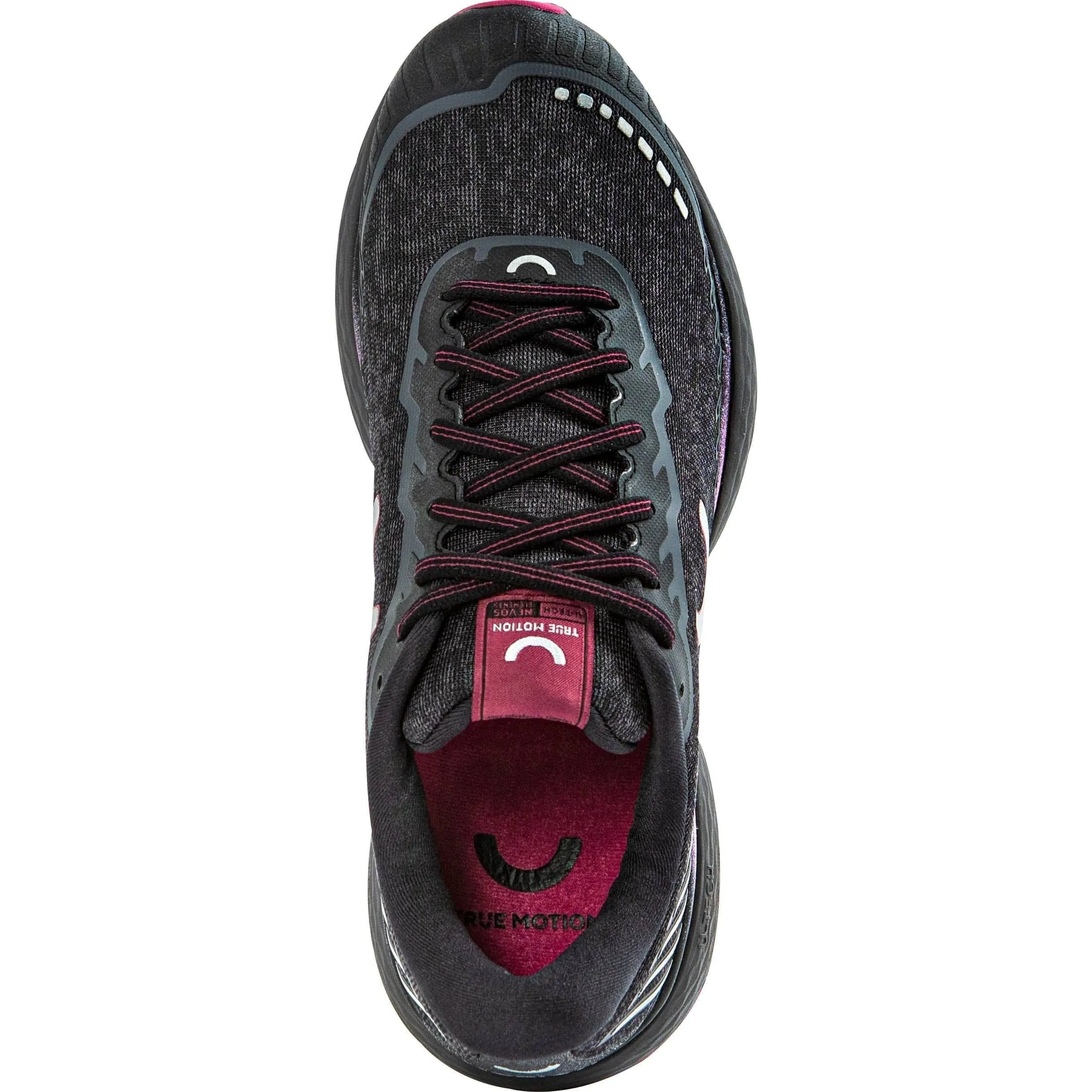 True Motion U-Tech Nevos Elements Womens Running Shoes - Black