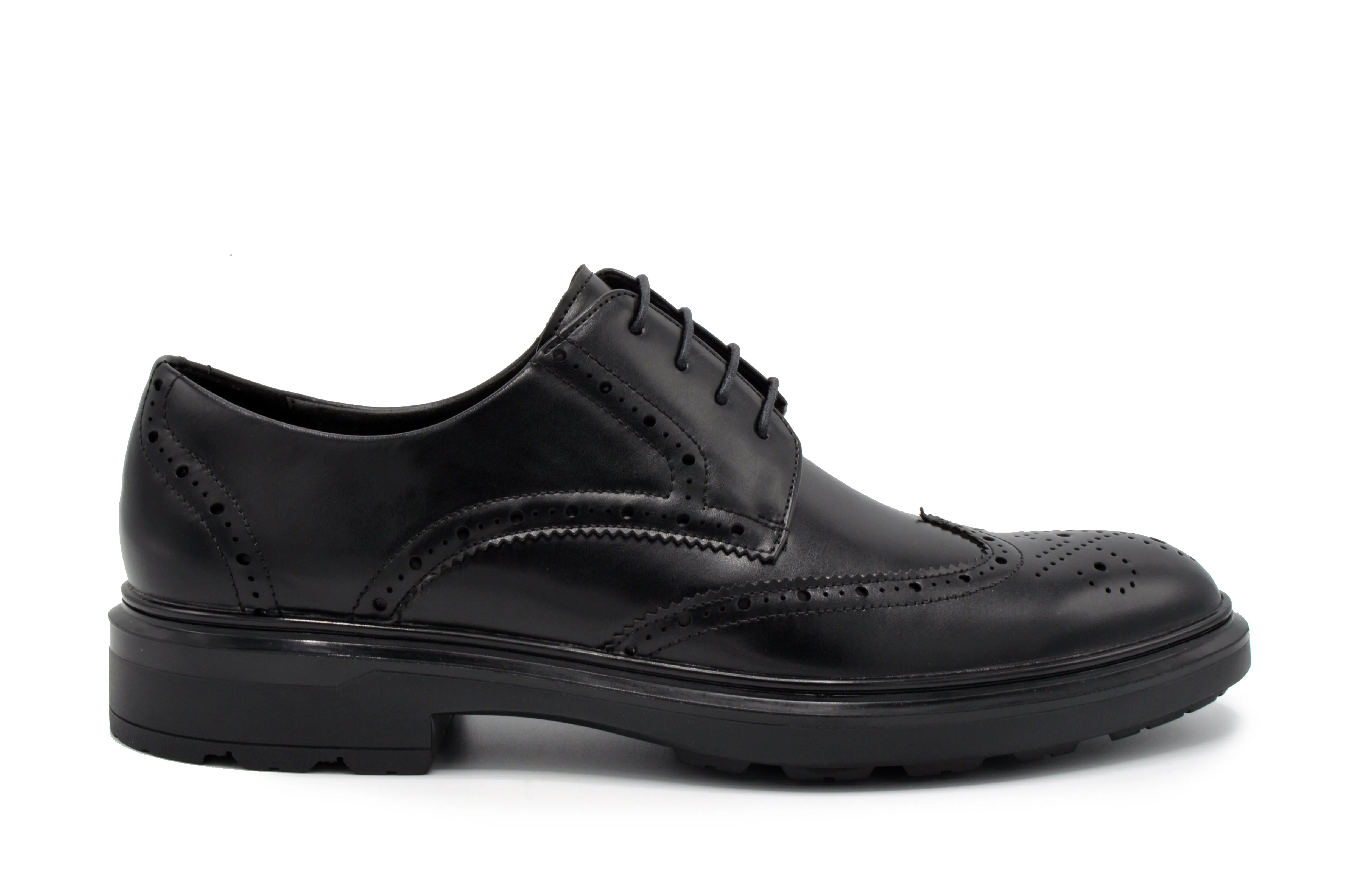 Tuscan Wingtip Dress Shoes - Black