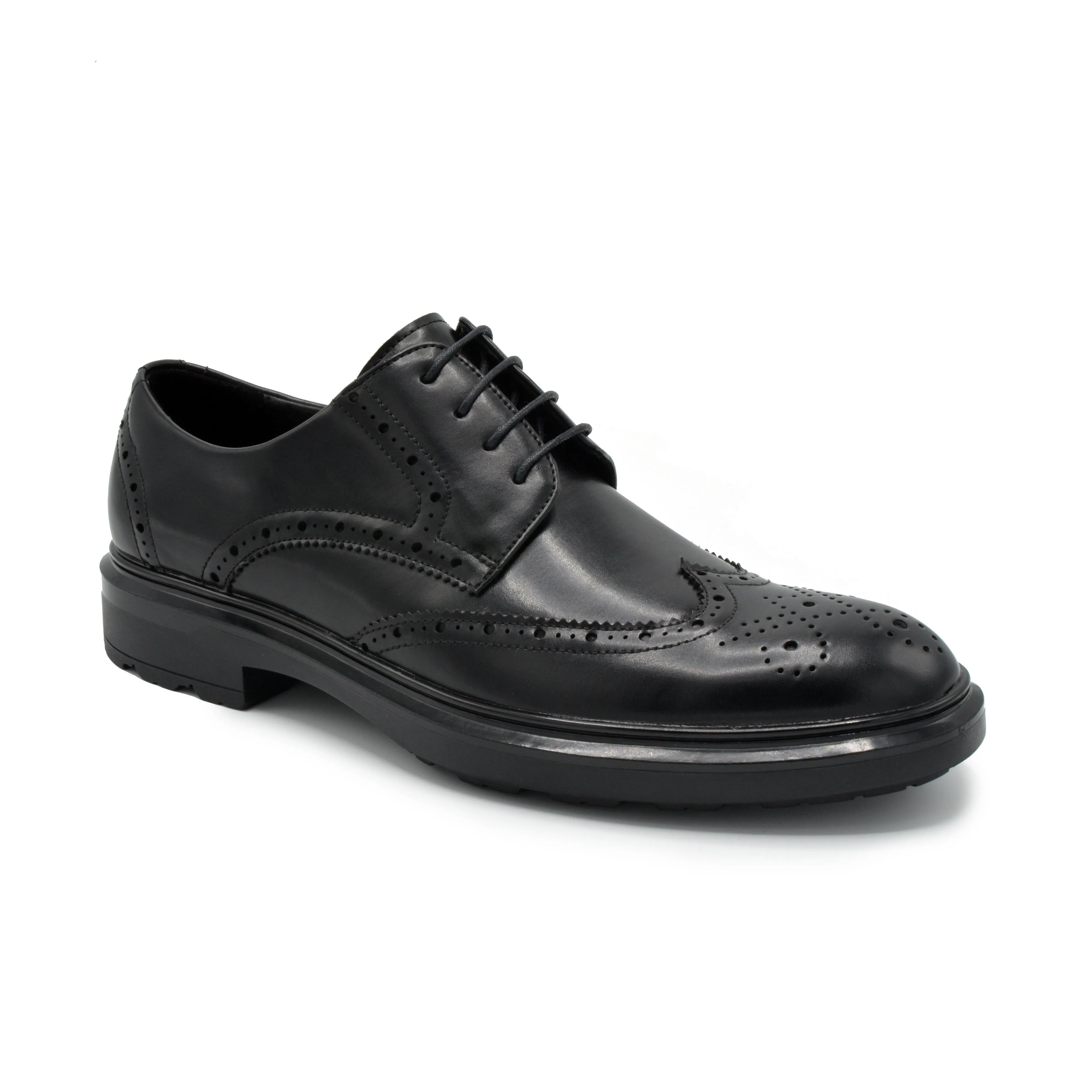 Tuscan Wingtip Dress Shoes - Black
