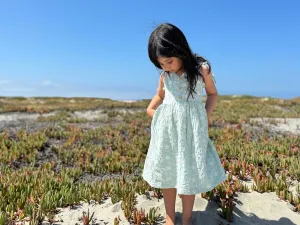 Vignette Penny Dress - Blue Dandelion Eyelet