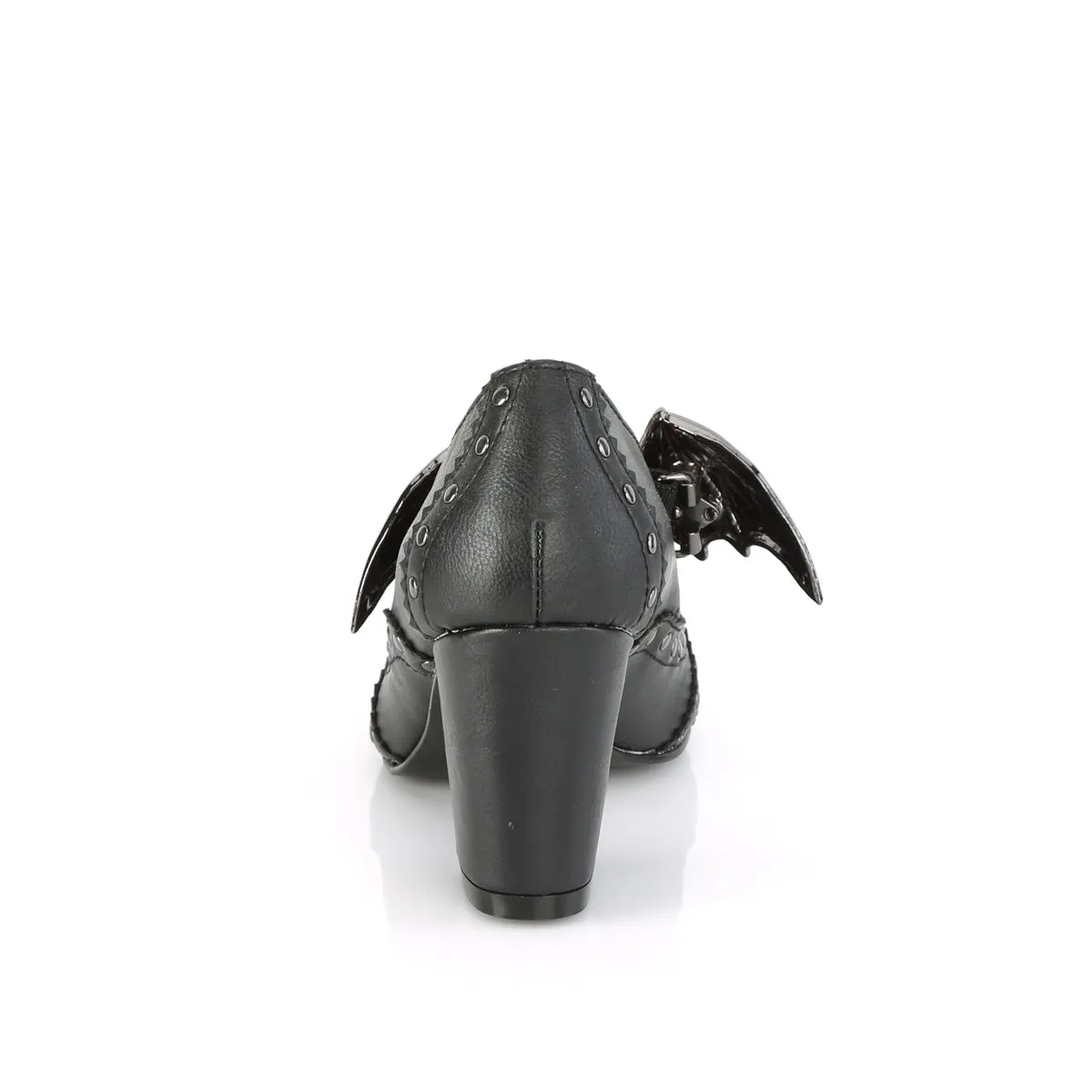 VIVIKA-32  Black Vegan Leather