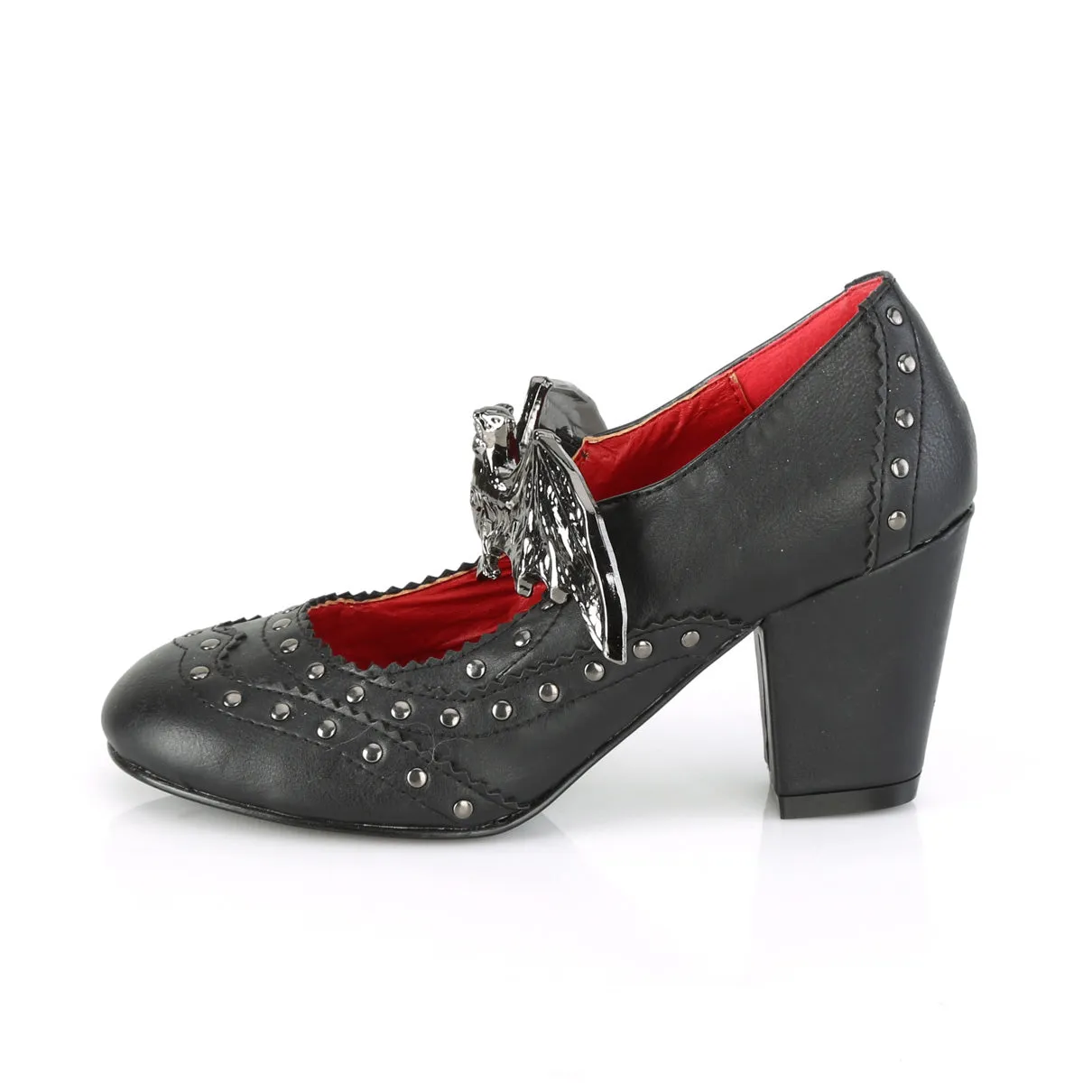VIVIKA-32  Black Vegan Leather