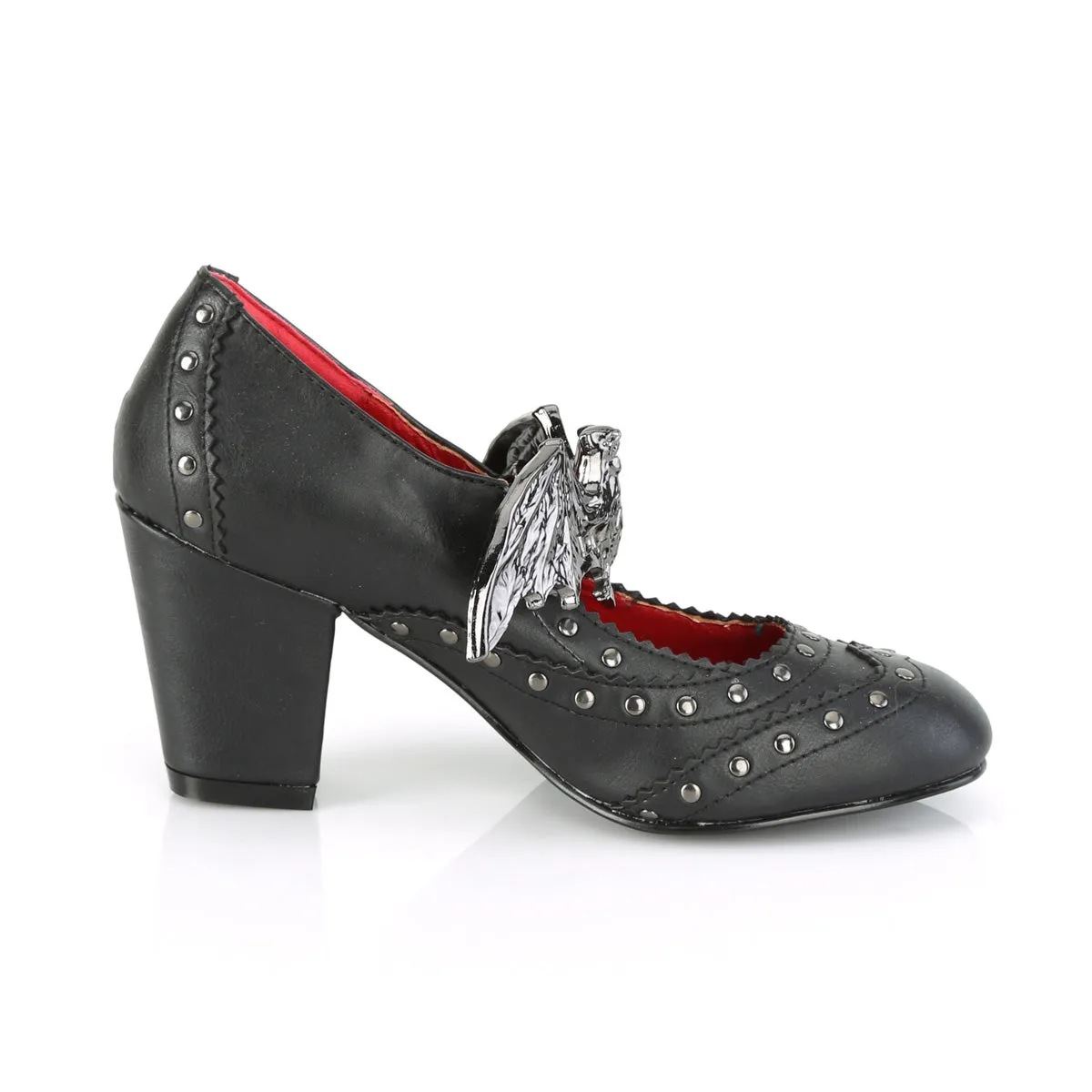VIVIKA-32  Black Vegan Leather