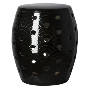 Wave Stool Table Black - Emissary