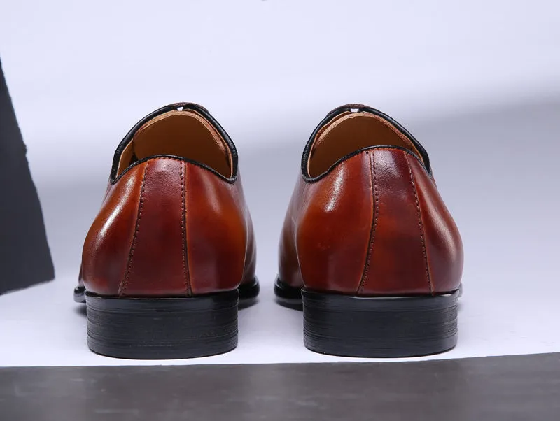 West Louis™ Whole Cut Plain Oxford Dress Shoes