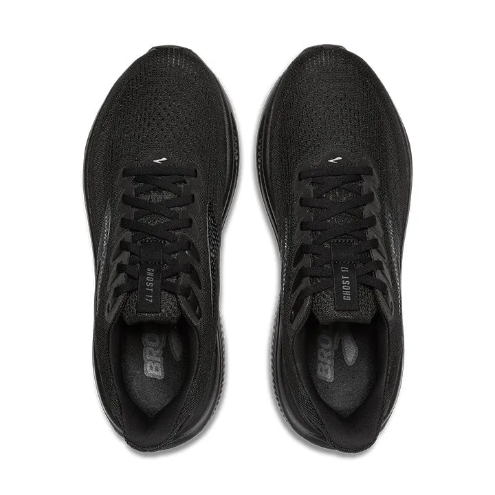Women's Brooks Ghost 17 1204311B020 Color:  Black/Black/Ebony