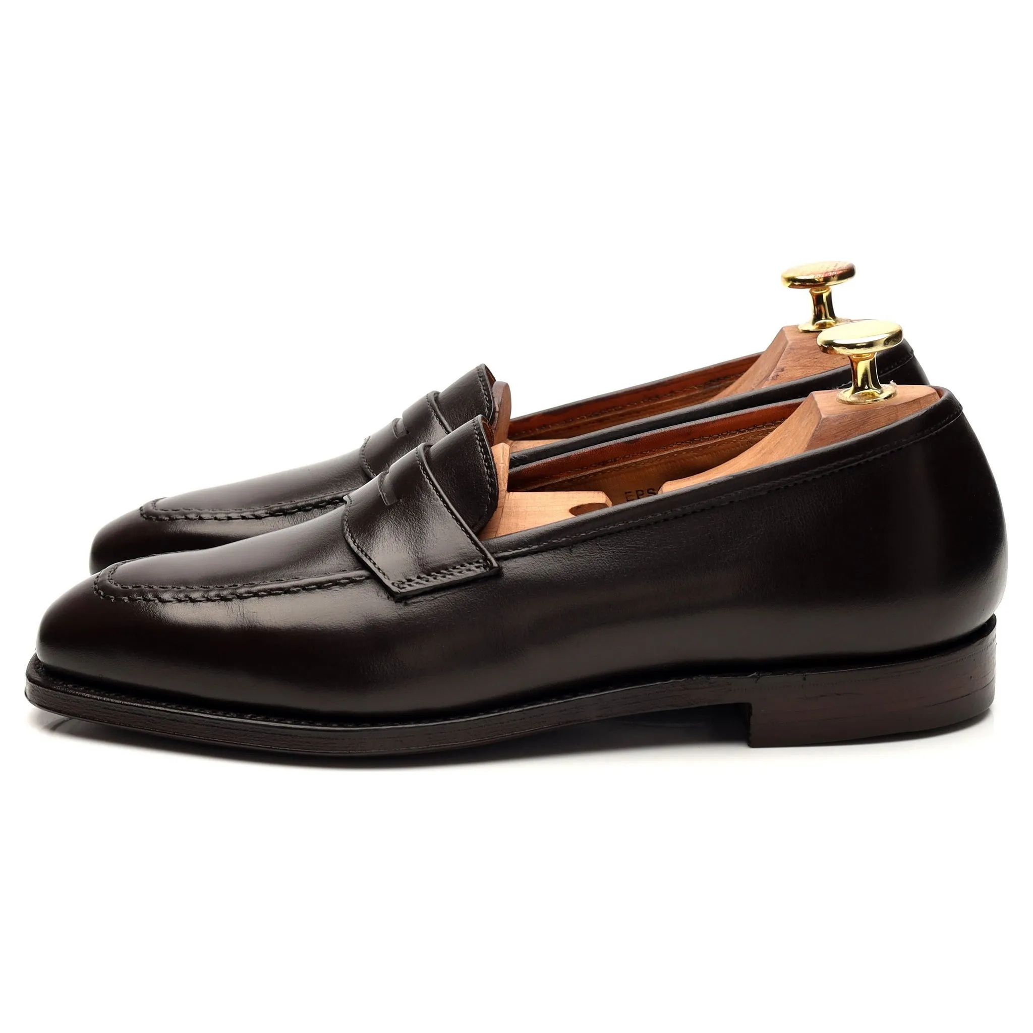 Women's 'Epsom' Dark Brown Leather Loafer UK 5 C