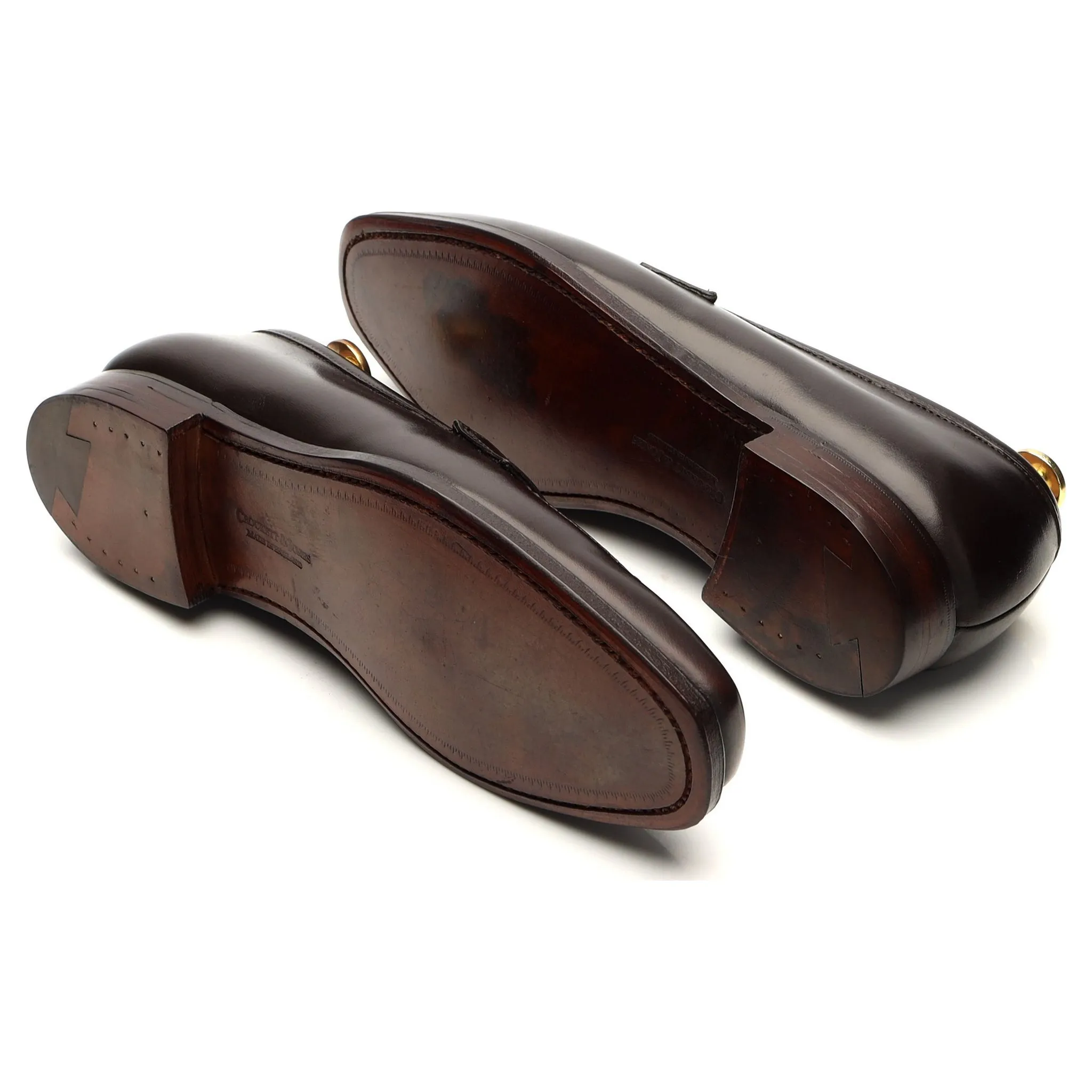 Women's 'Epsom' Dark Brown Leather Loafer UK 5 C