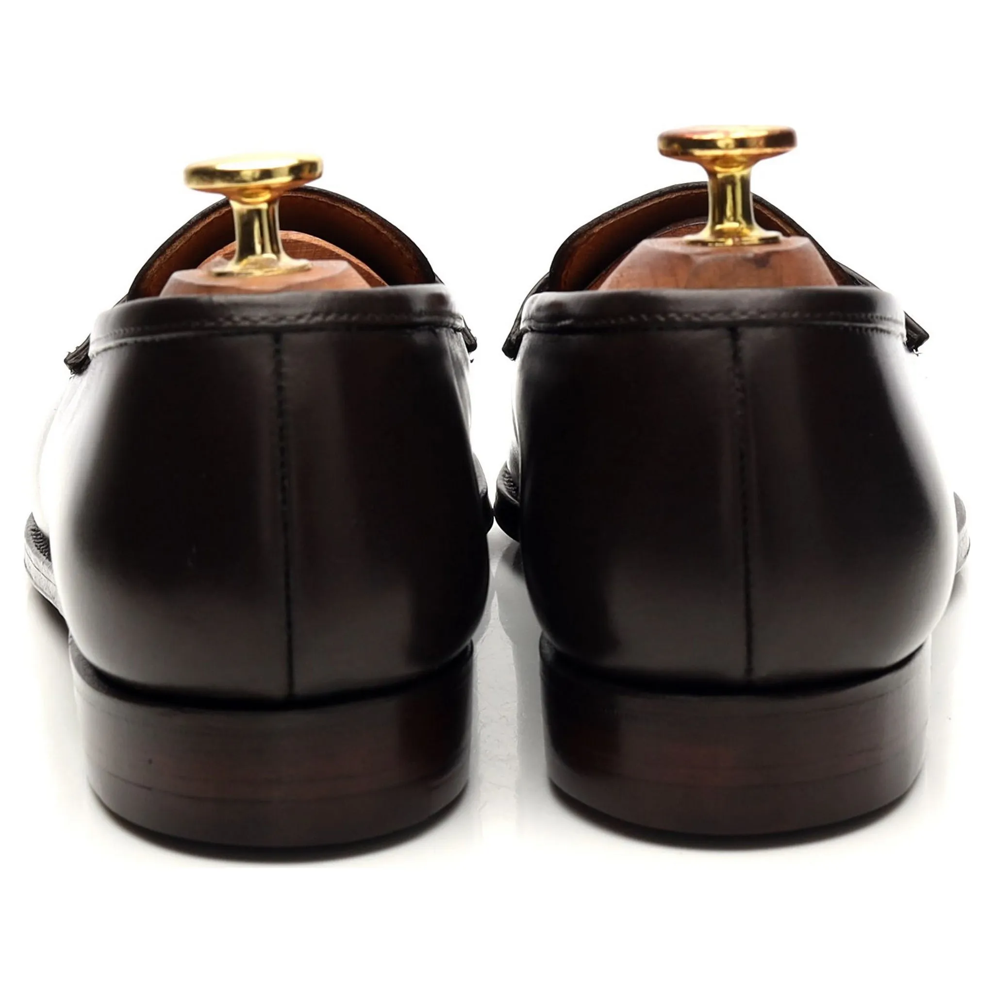 Women's 'Epsom' Dark Brown Leather Loafer UK 5 C