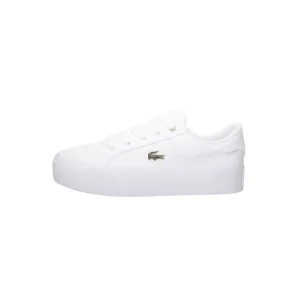 Women's Lacoste Ziane Chunky Platform 124 White Metallic Gold
