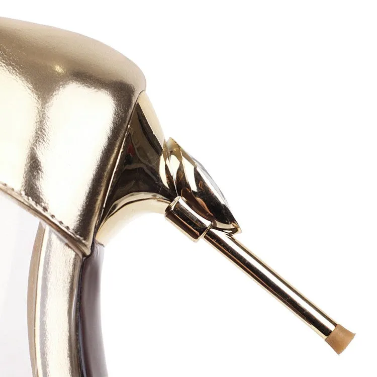 Women's Pointed Toe Rhinestone High Heel Pumps