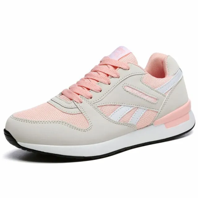 Women's Sport Shoes Light Artificial Leather Sneakers Running Shoes