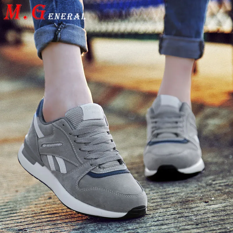 Women's Sport Shoes Light Artificial Leather Sneakers Running Shoes