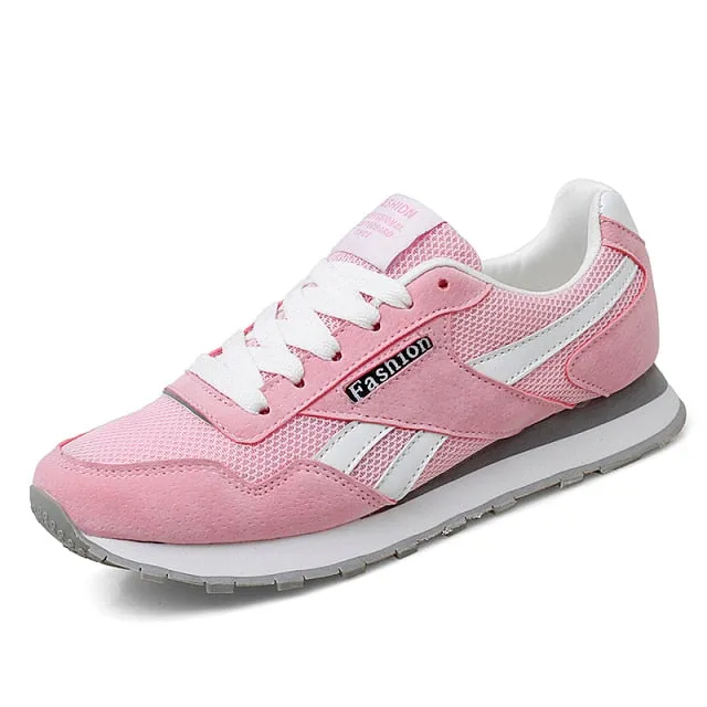 Women's Sport Shoes Light Artificial Leather Sneakers Running Shoes